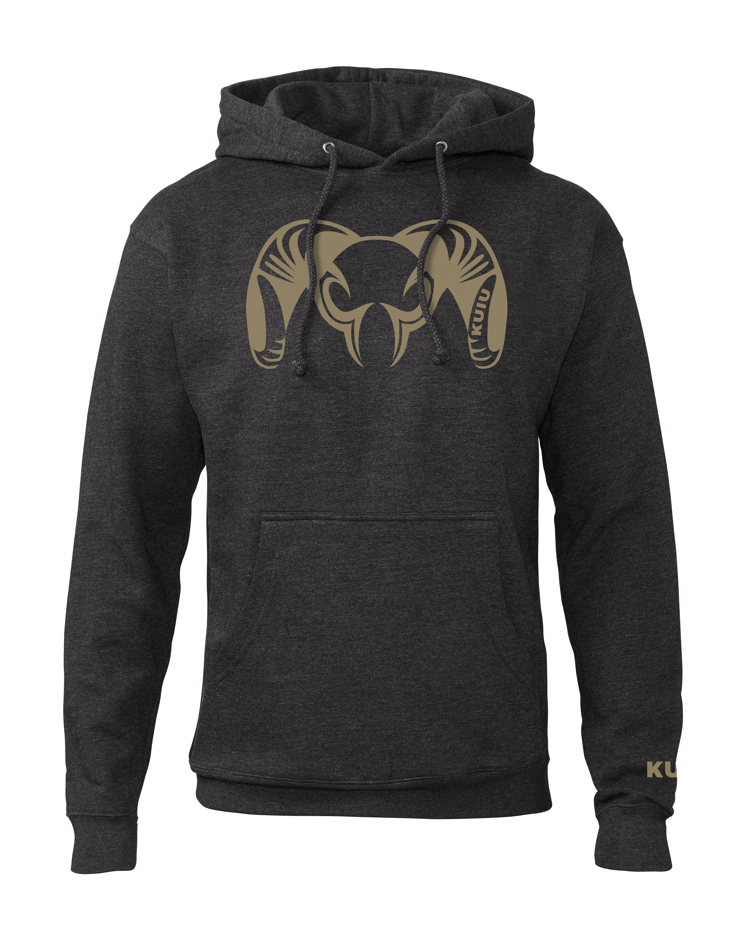 KUIU Engraved Big Ram Hoodie in Charcoal | Large