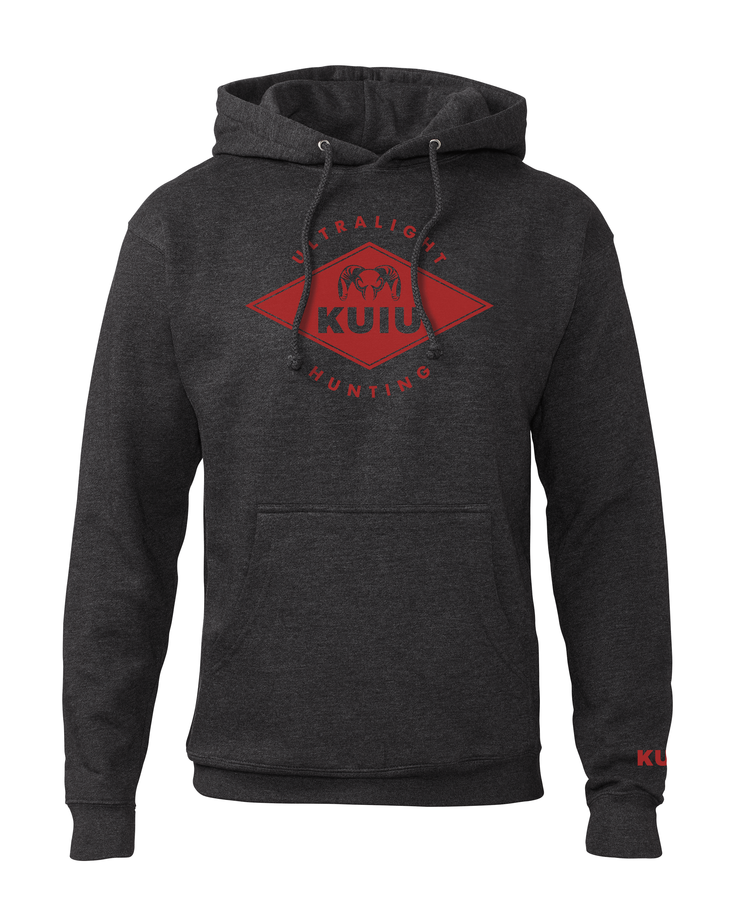 KUIU Ultralight Diamond Hoodie in Charcoal | Medium