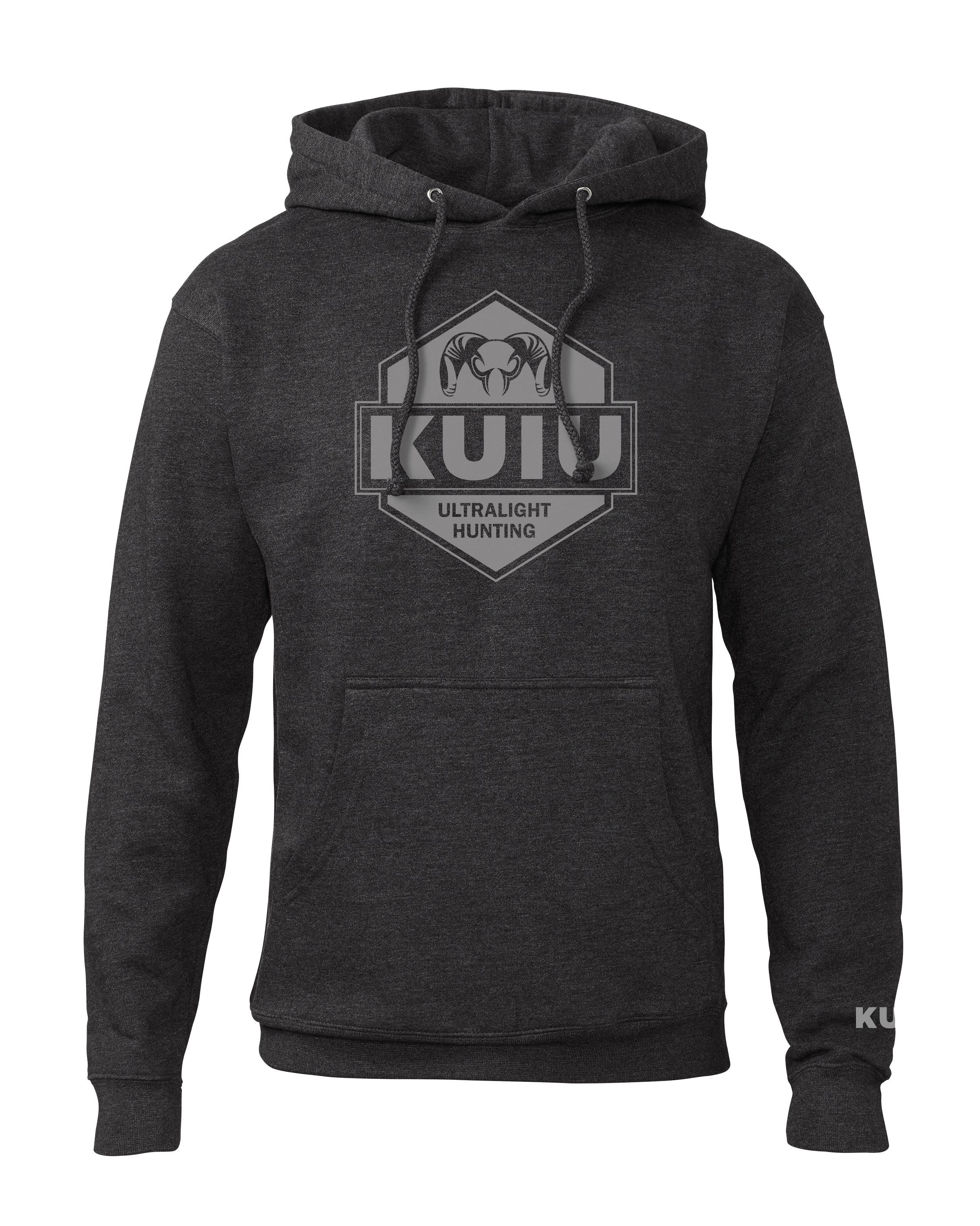 KUIU Badge Hoodie in Charcoal | Size XL