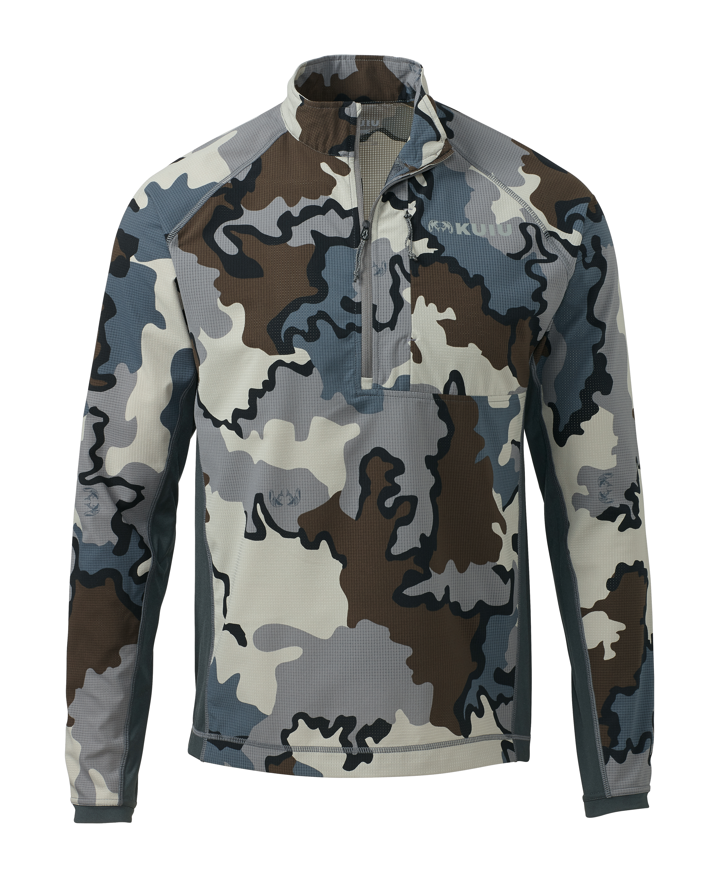 KUIU Outlet ULTRA Tiburon Hybrid Zip Hunting Shirt in Vias | Size XL