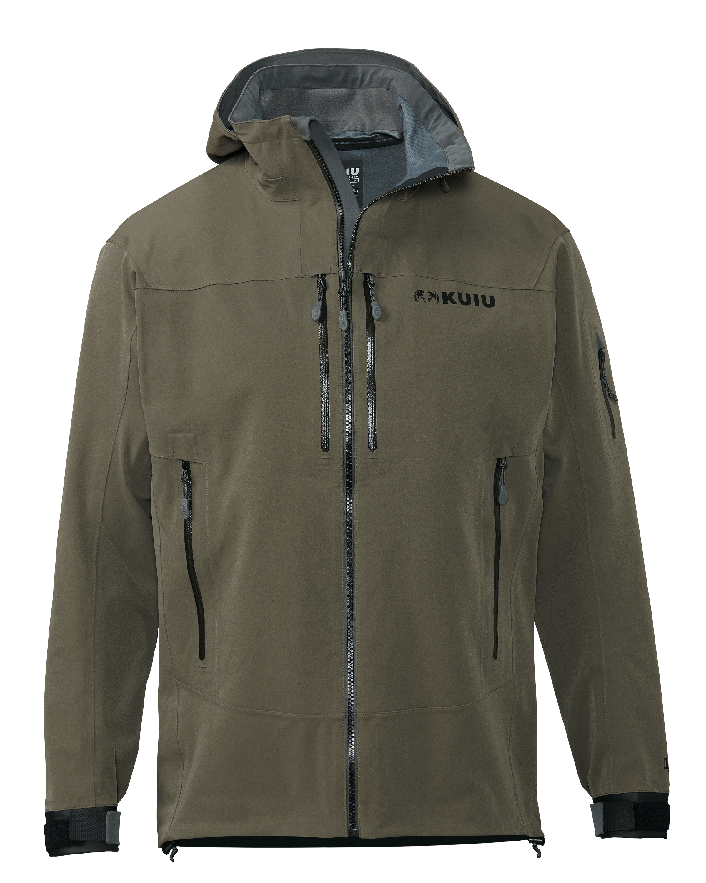 KUIU Outlet Yukon Rain Hunting Jacket in Ash | Size 3XL