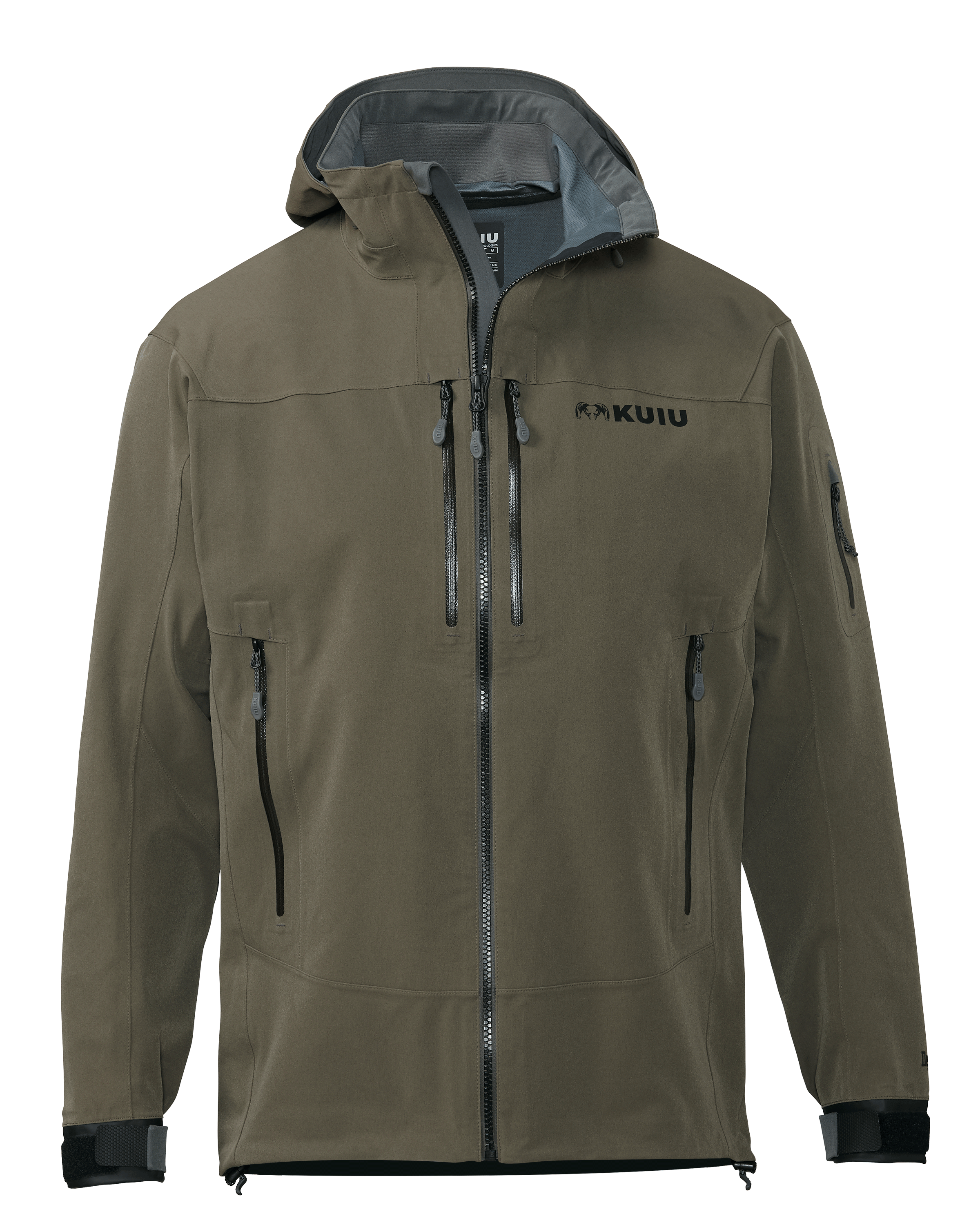 KUIU Outlet Yukon Rain Hunting Jacket in Ash | Size Medium