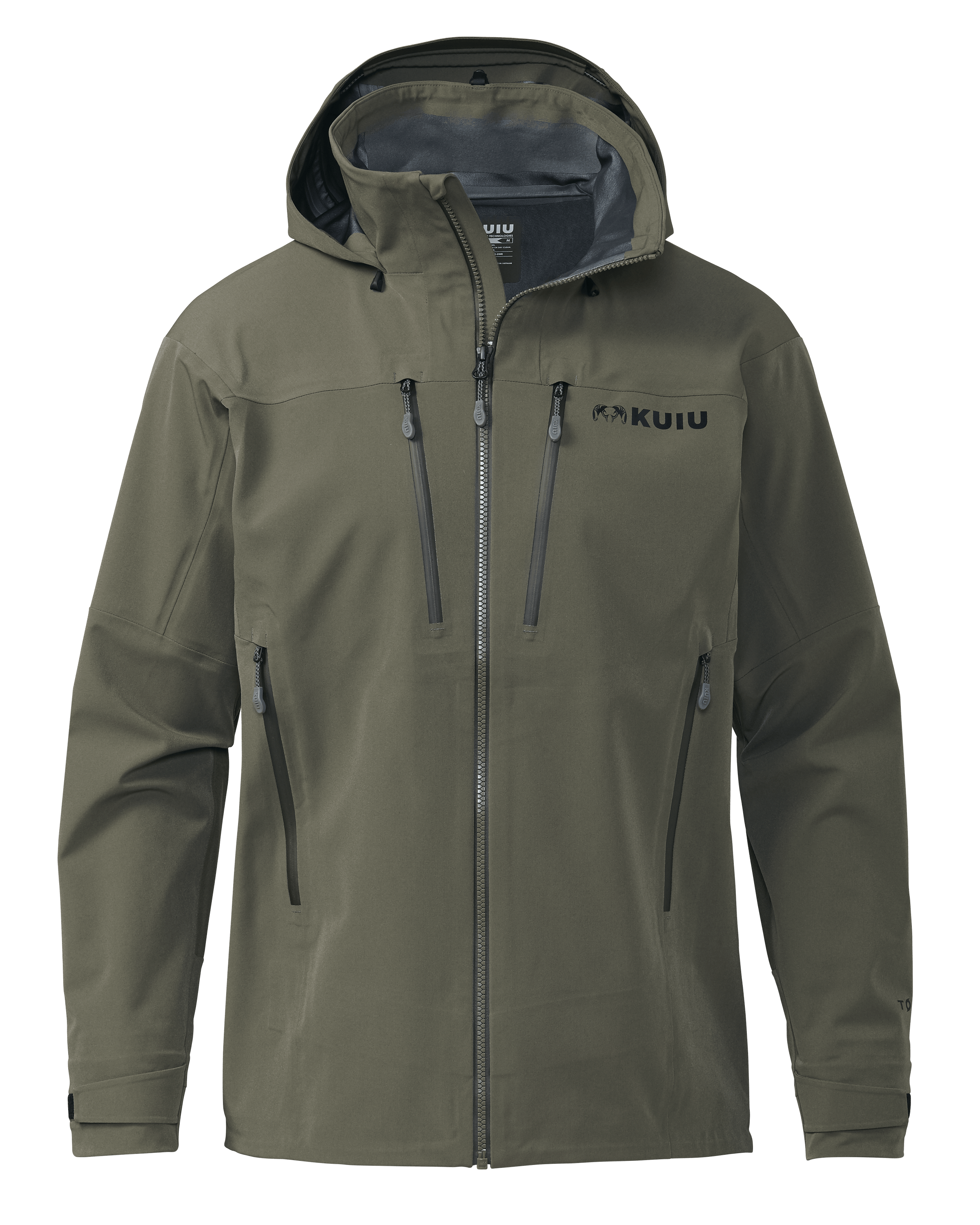 KUIU Yukon TR Rain Hunting Jacket in Ash | Size 3XL