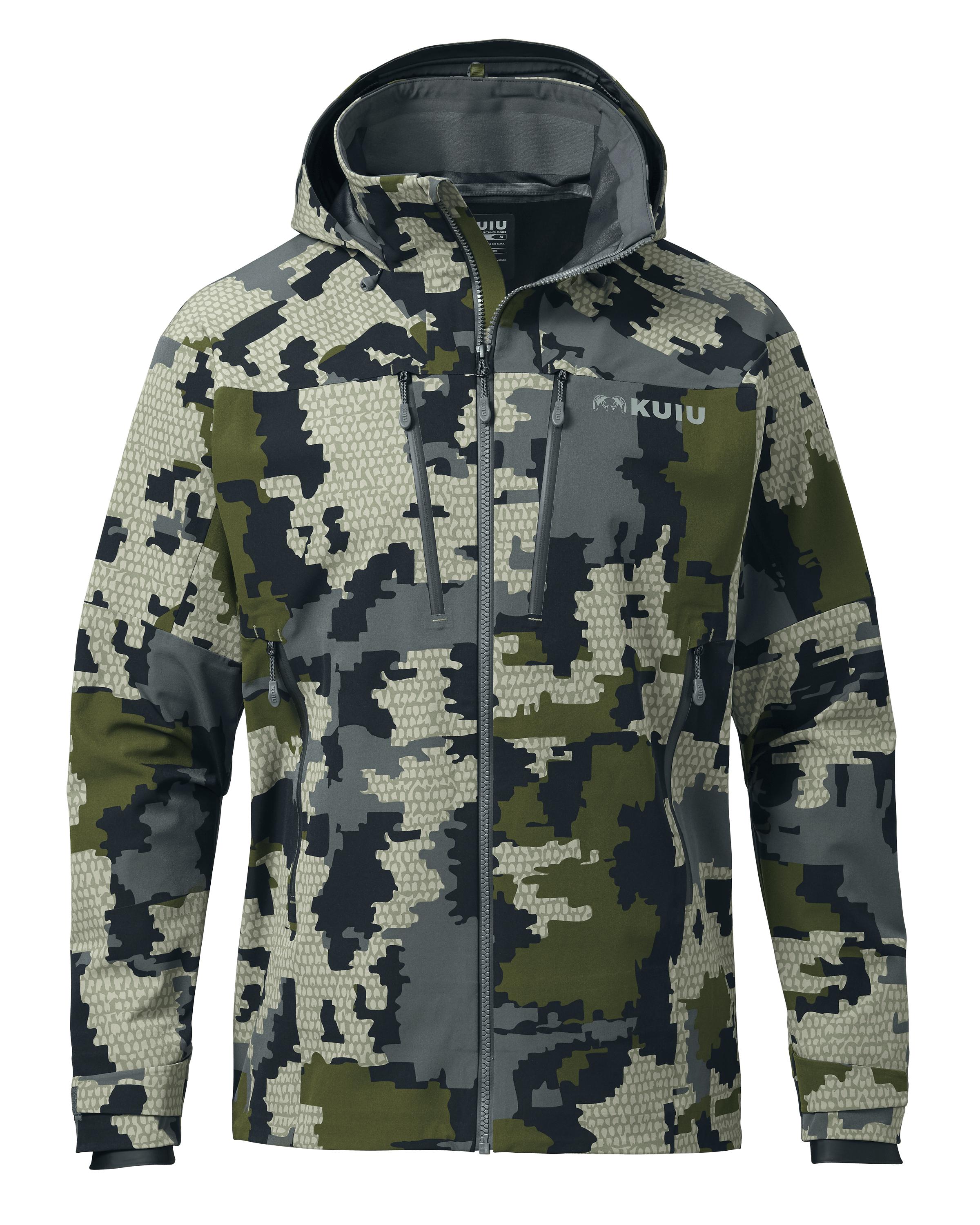 KUIU Yukon TR Rain Hunting Jacket in Verde | Size 3XL