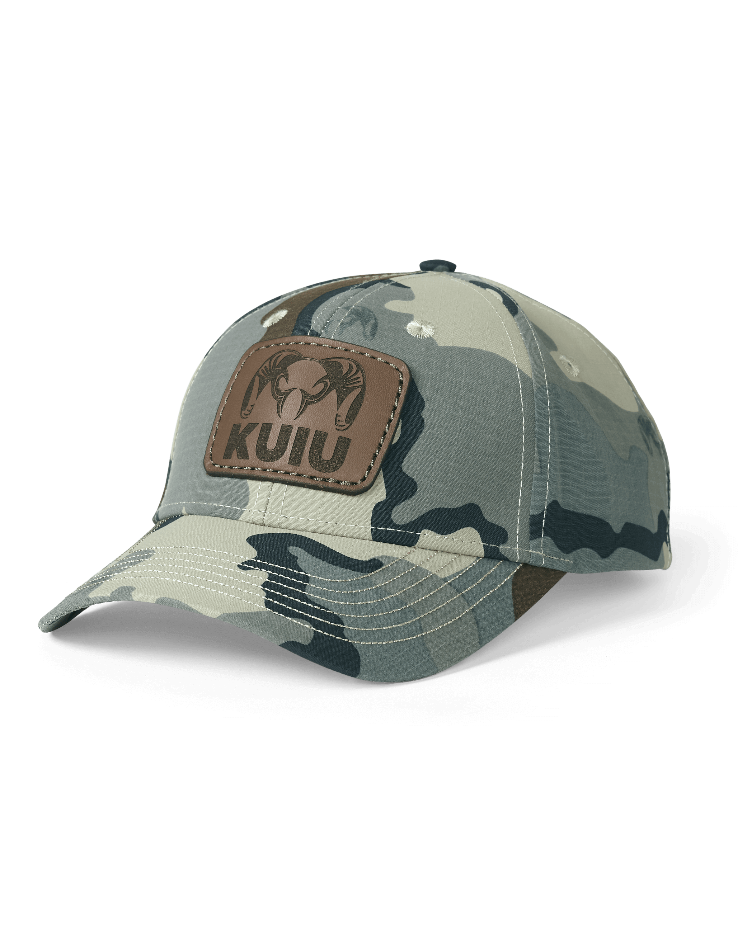 KUIU PRO Leather Patch Hat in Vias