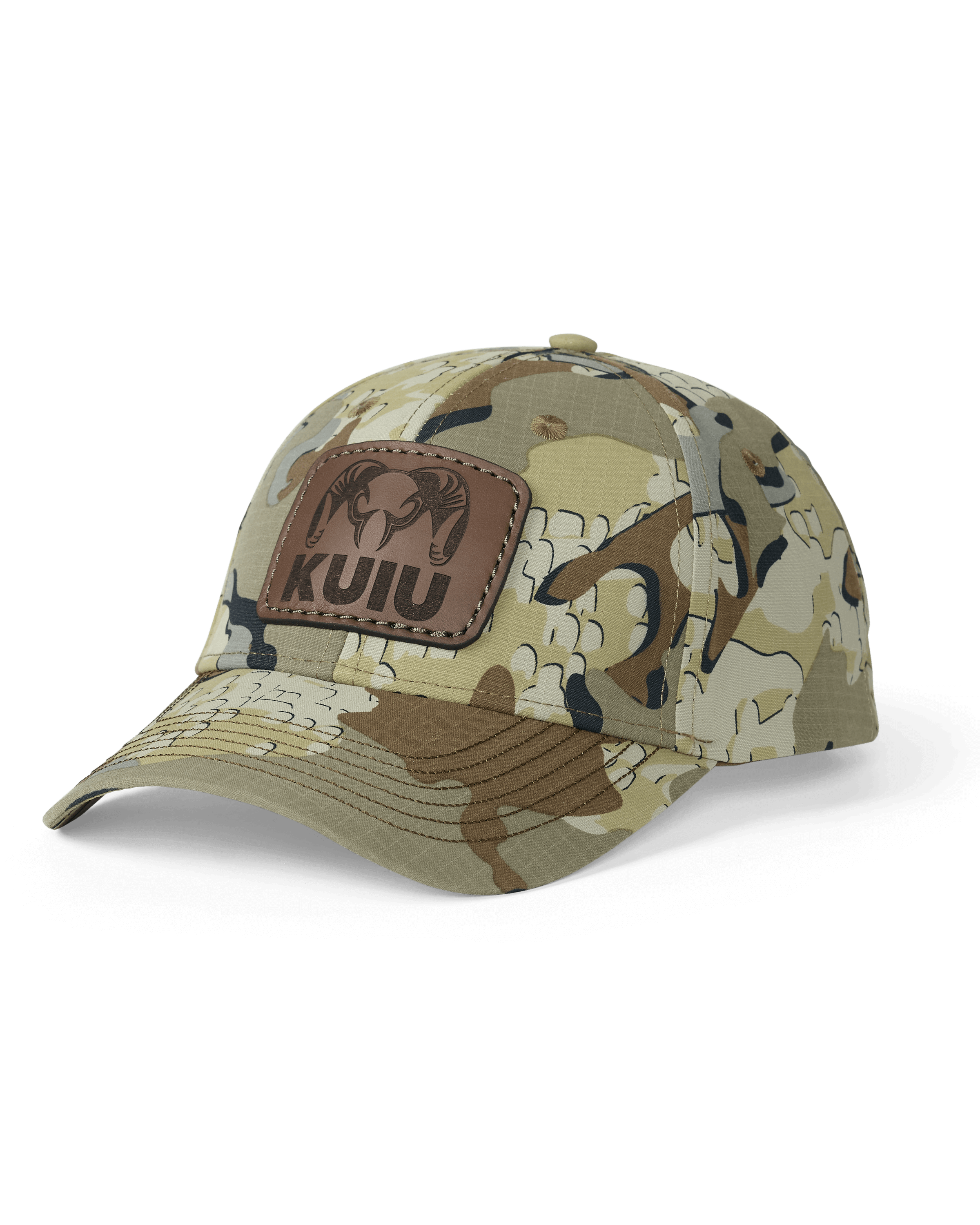 KUIU PRO Leather Patch Hat in Valo