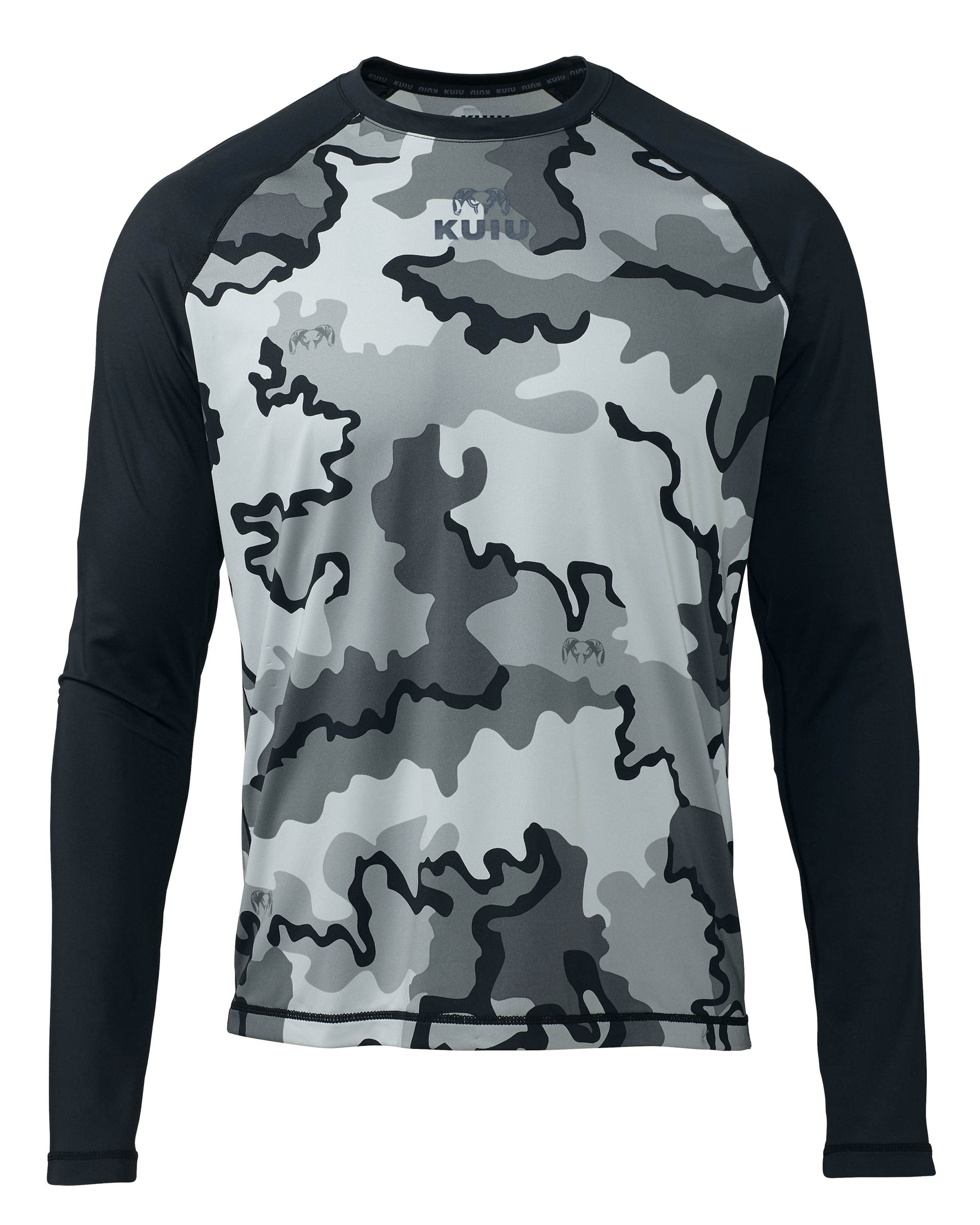 KUIU Outlet Training Tech Long Sleeves Hunting Shirt in Vias Storm | Large