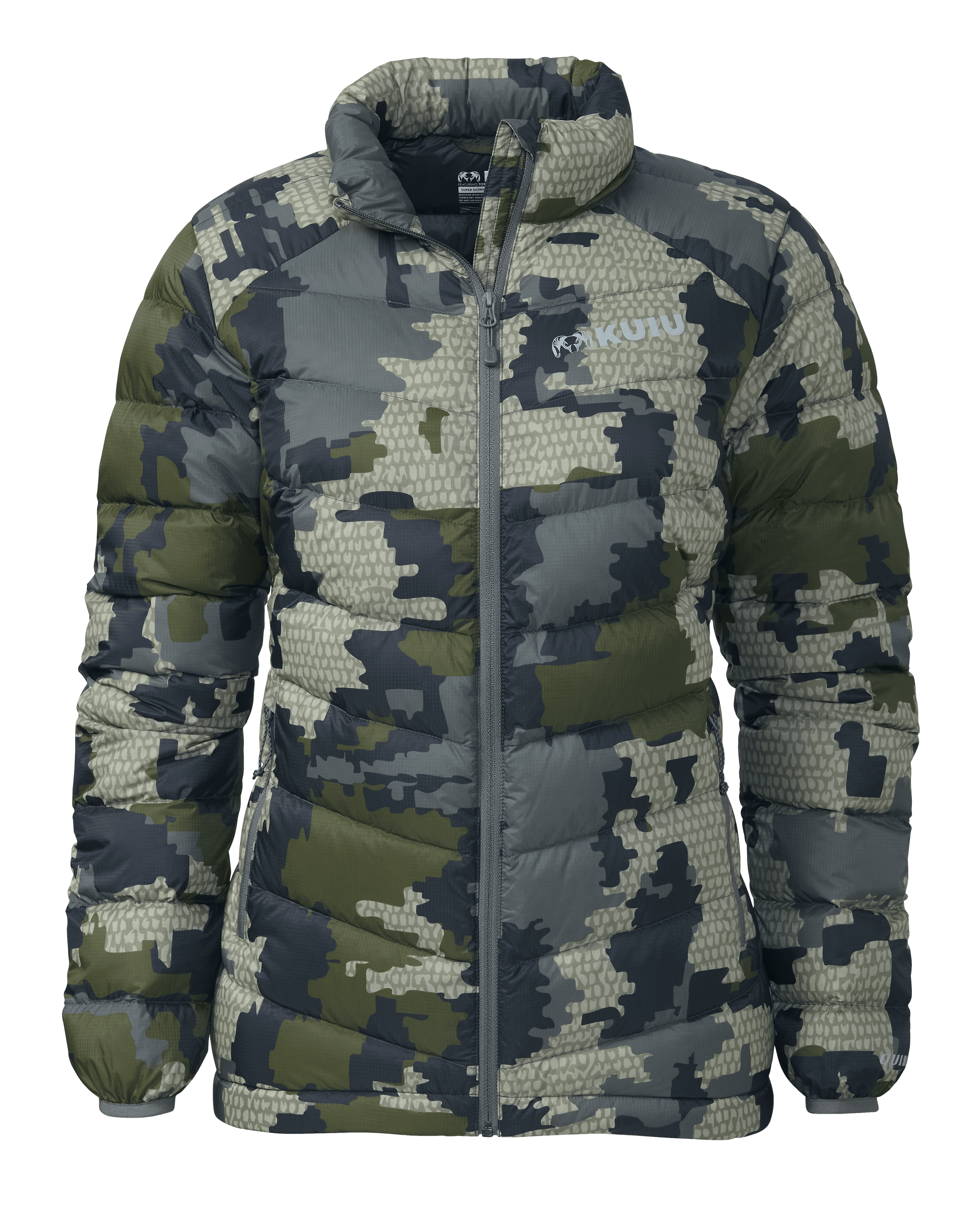 KUIU Women's Super Down LT Hunting Jacket in Verde | Size XL