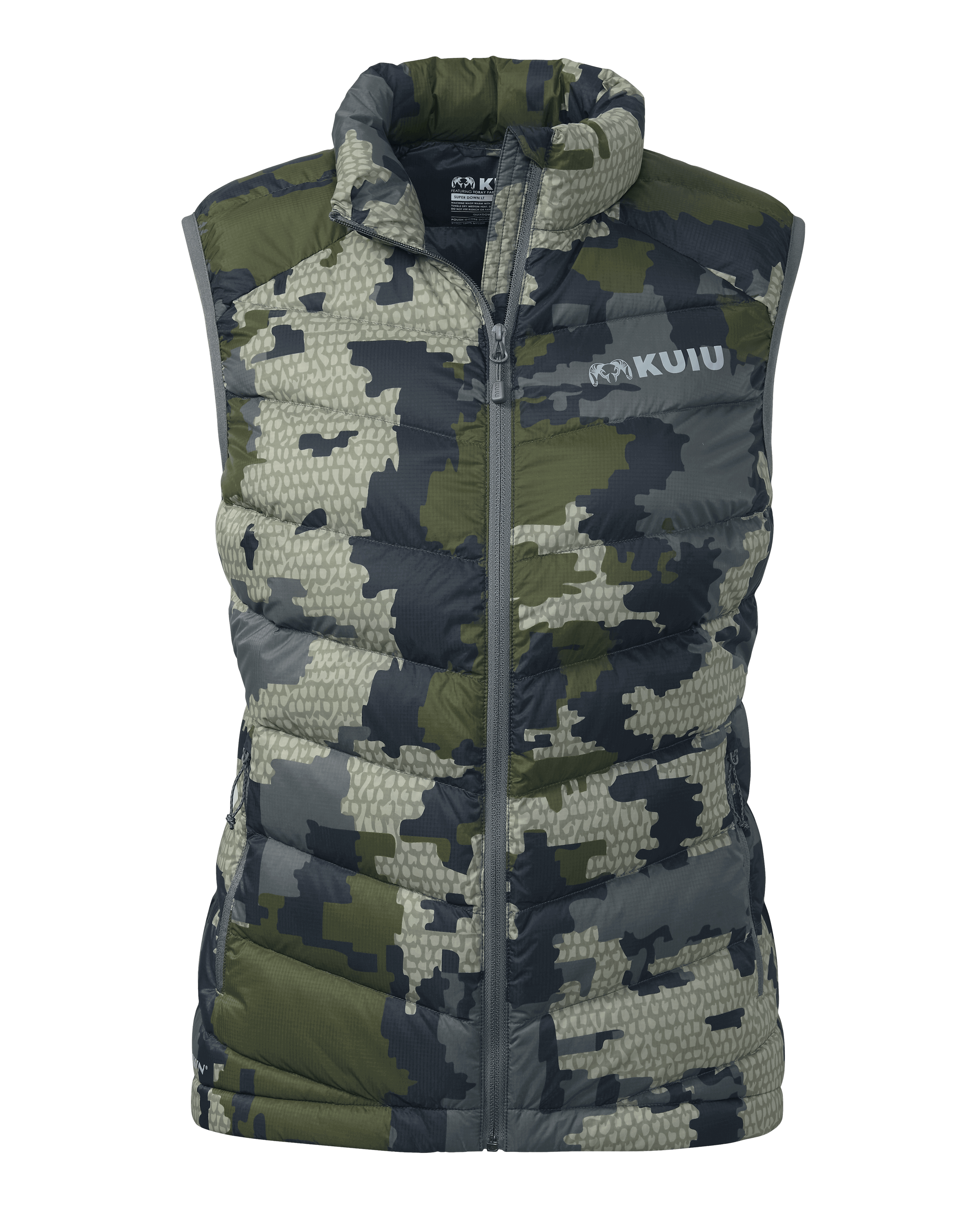 KUIU Women's Super Down LT Hunting Vest in Verde | Size XS