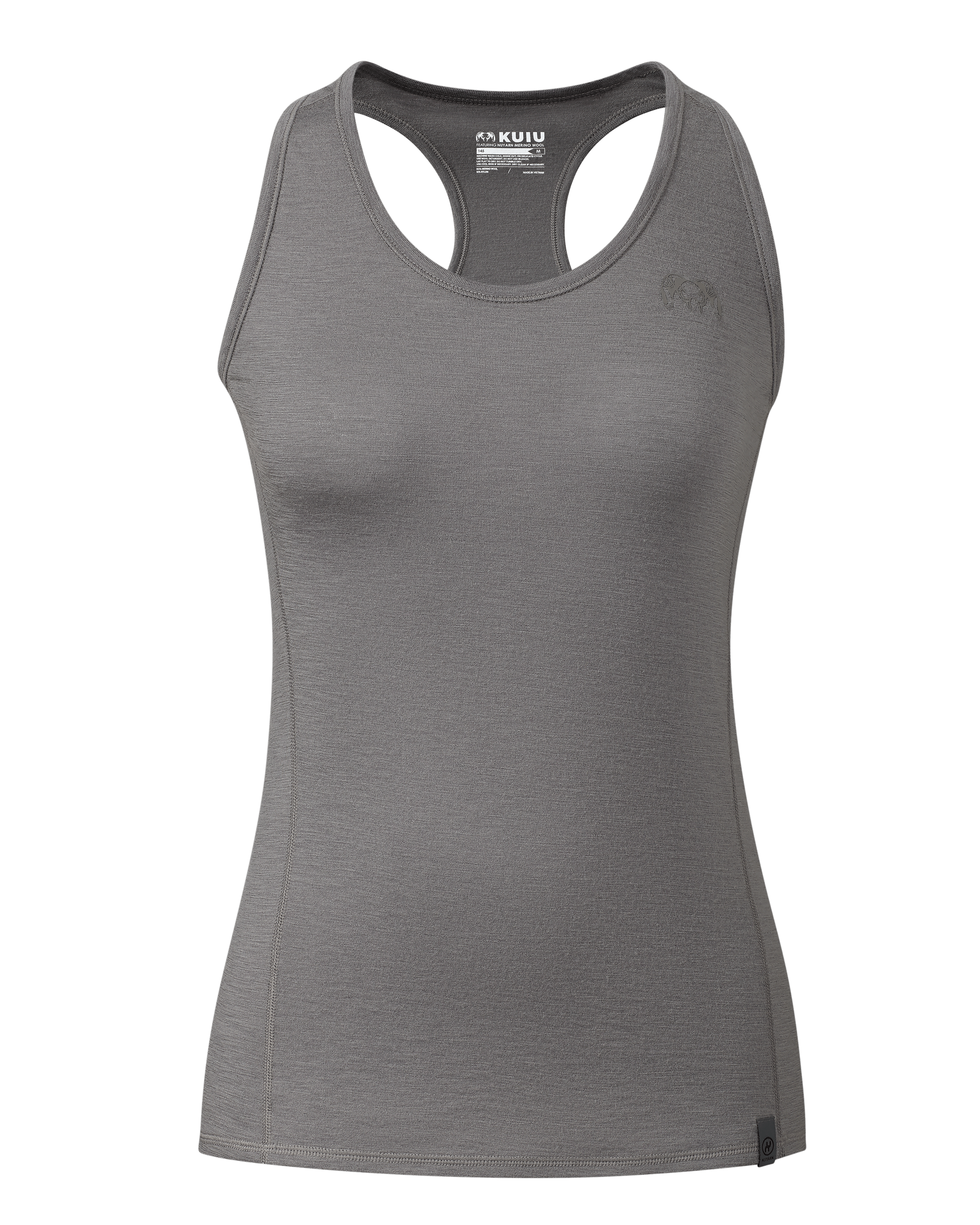 KUIU Women's ULTRA  145 Racerback Tank in Warm Grey | Large