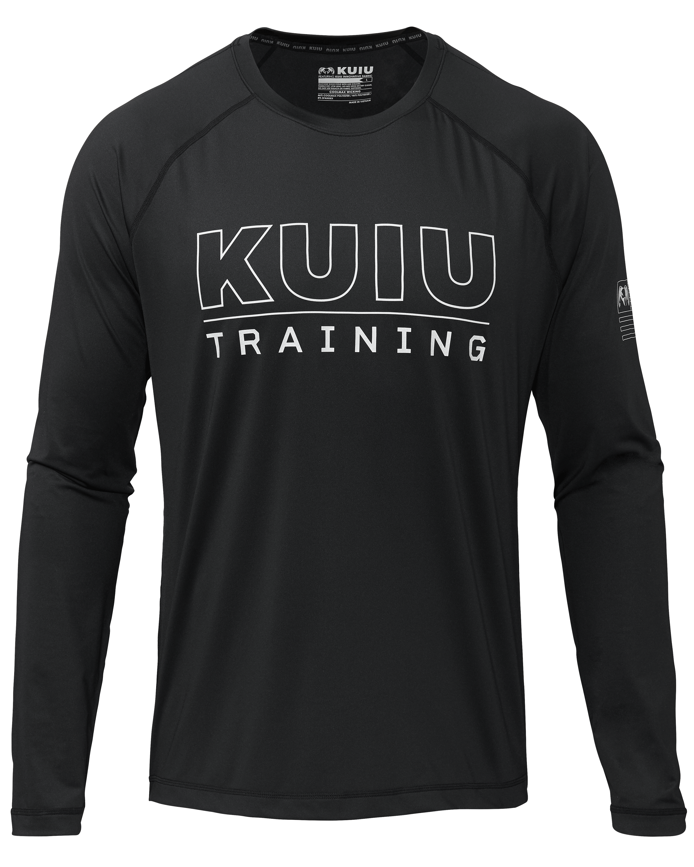 KUIU Outlet Outlined Training Tech Long Sleeves Hunting Shirt in Black | Size XL
