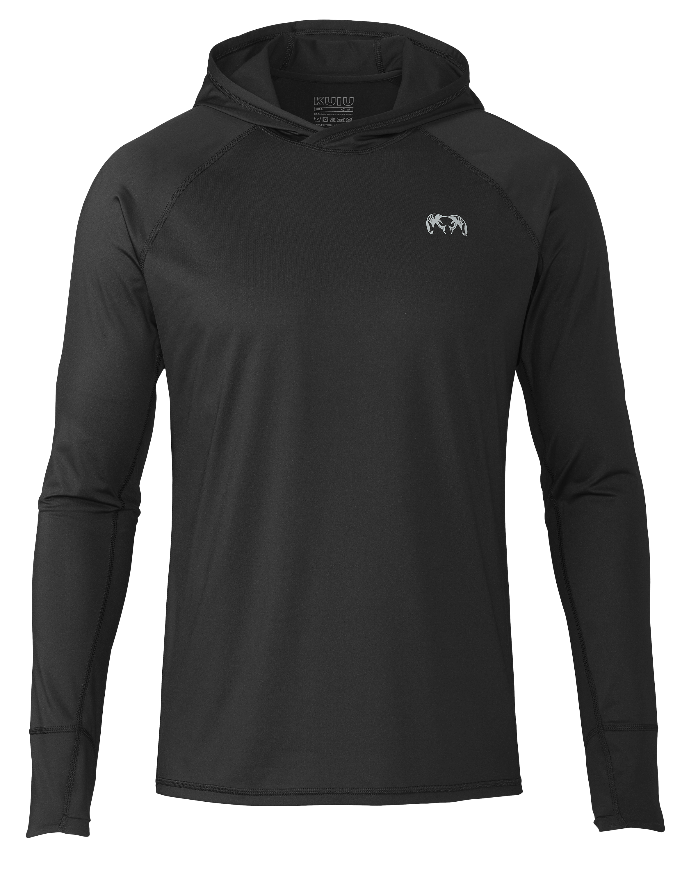 KUIU Gila Long Sleeves Hunting Hoodie in Black | Size XL