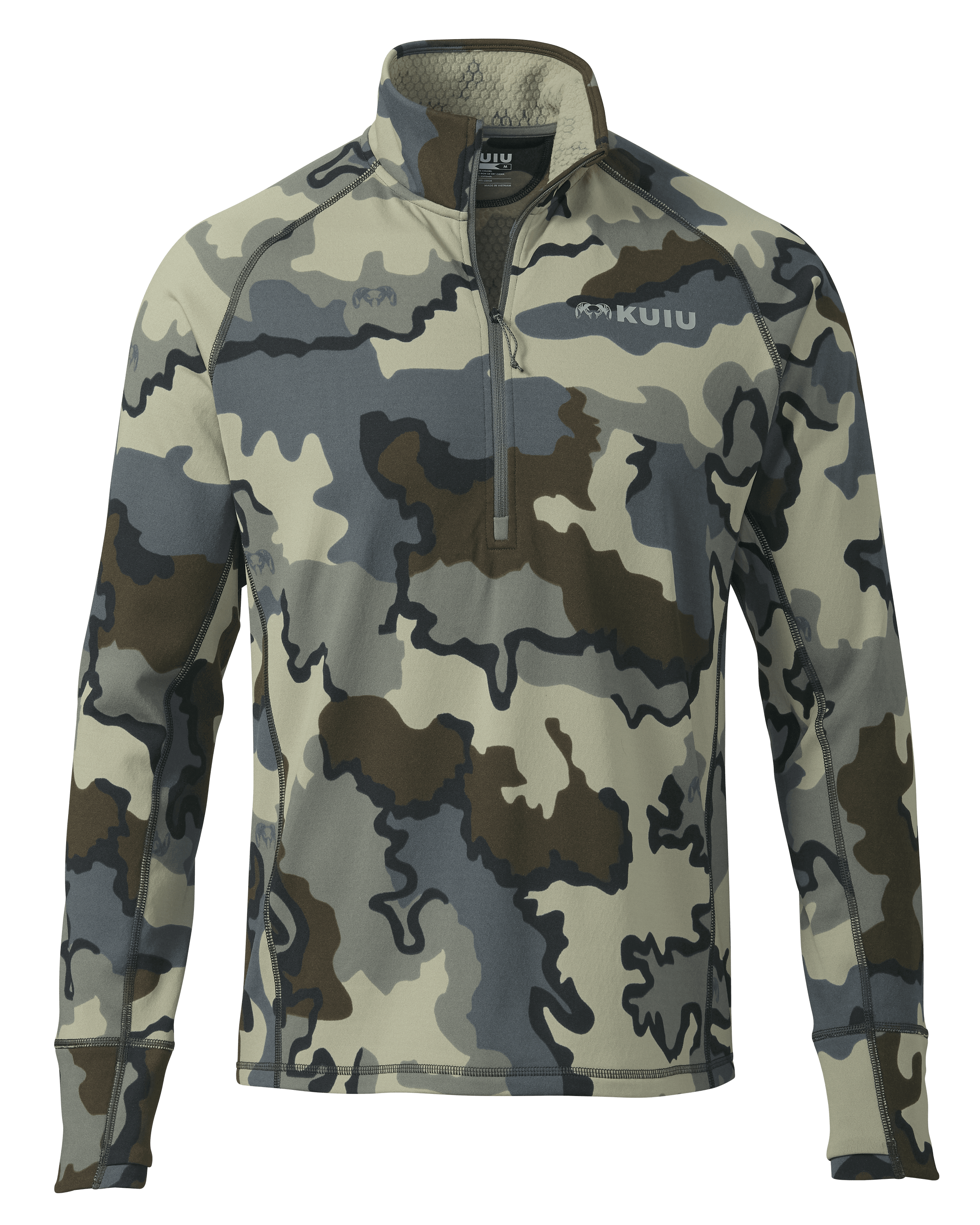 KUIU Encounter 200 Fleece Zip Hunting Shirt in Vias | Size XL