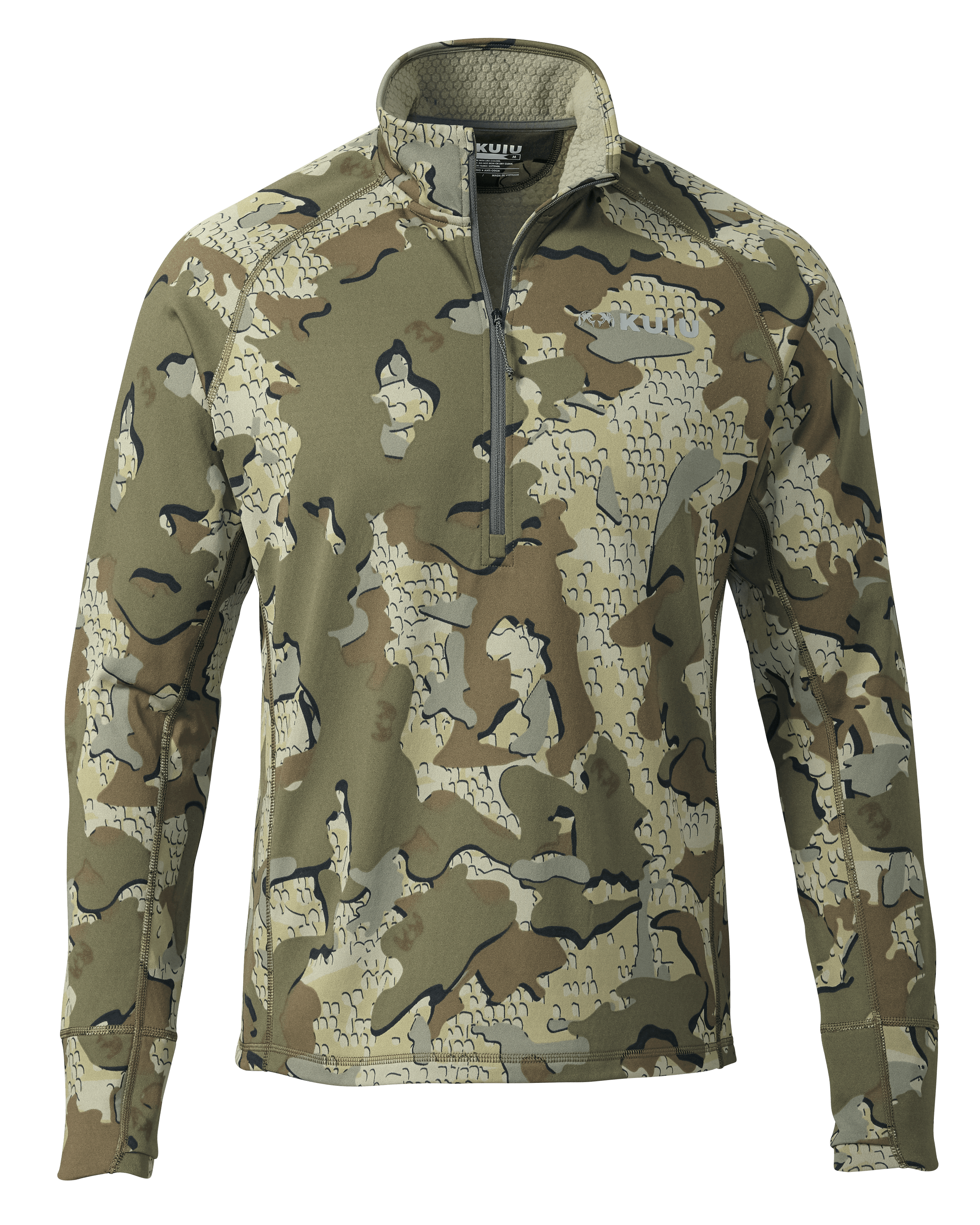 KUIU Encounter 200 Fleece Zip Hunting Shirt in Valo | Size 2XL
