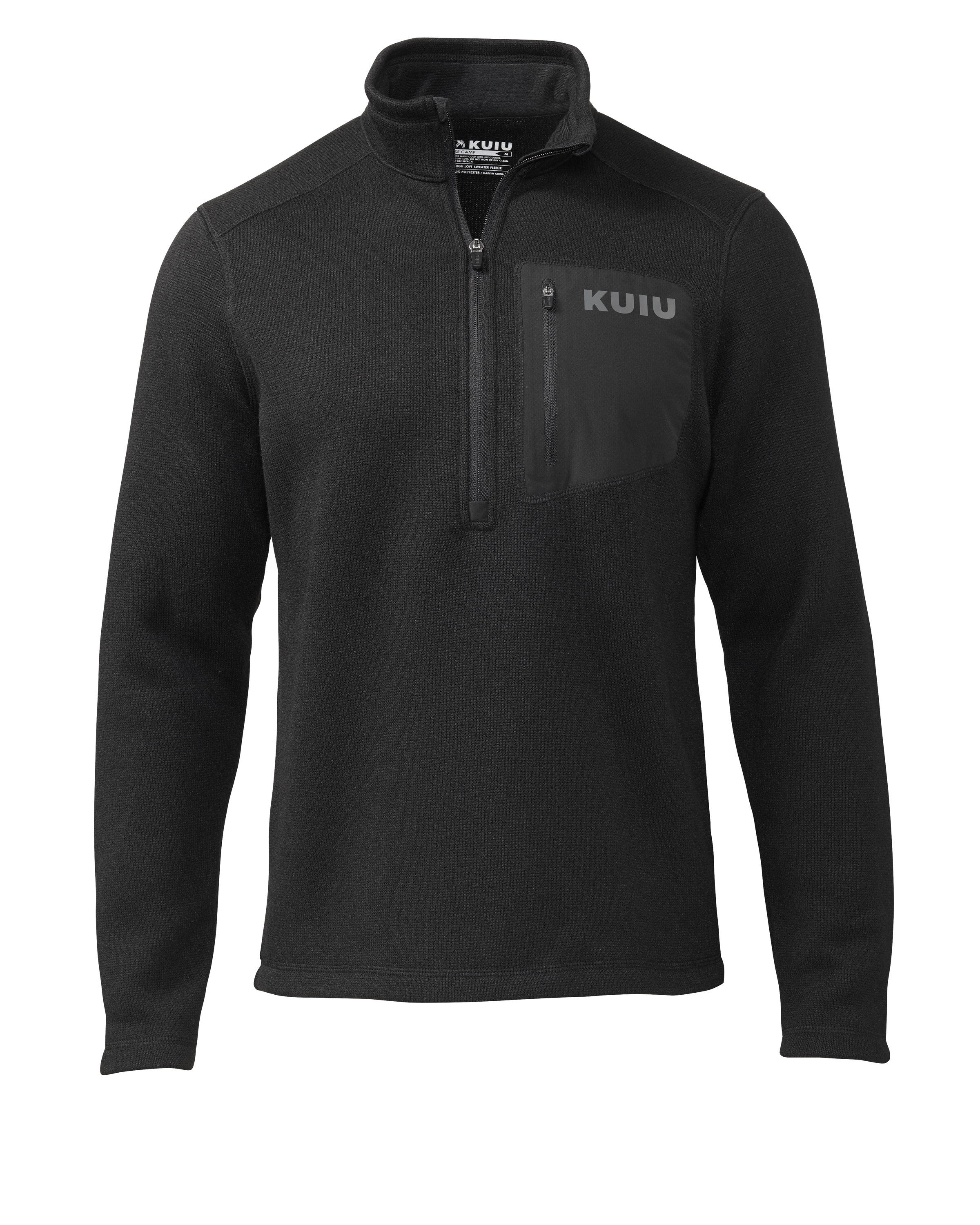KUIU Base Camp Pullover Sweater in Black | Medium