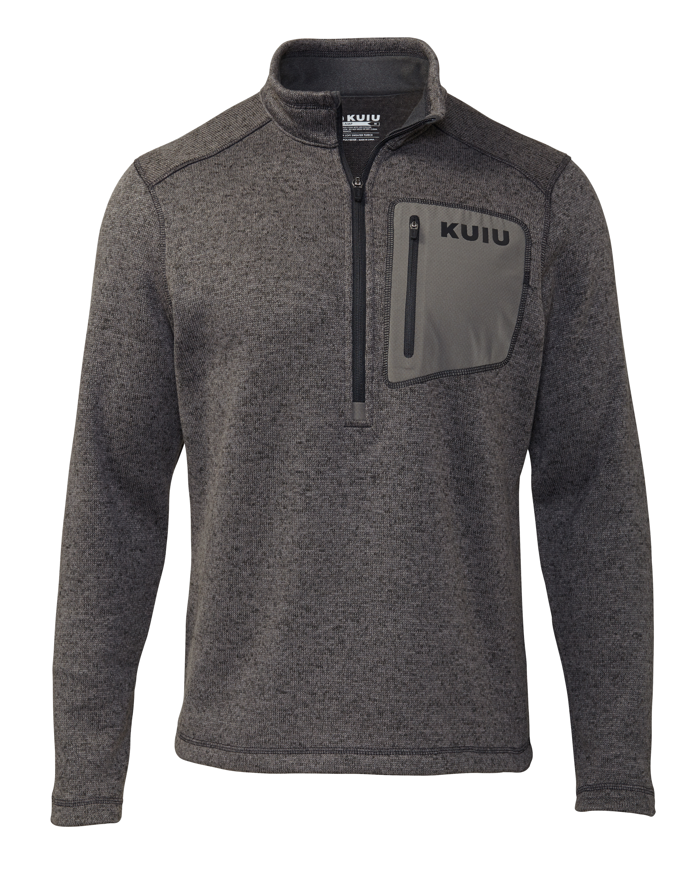 KUIU Base Camp Pullover Sweater in Charcoal | Medium