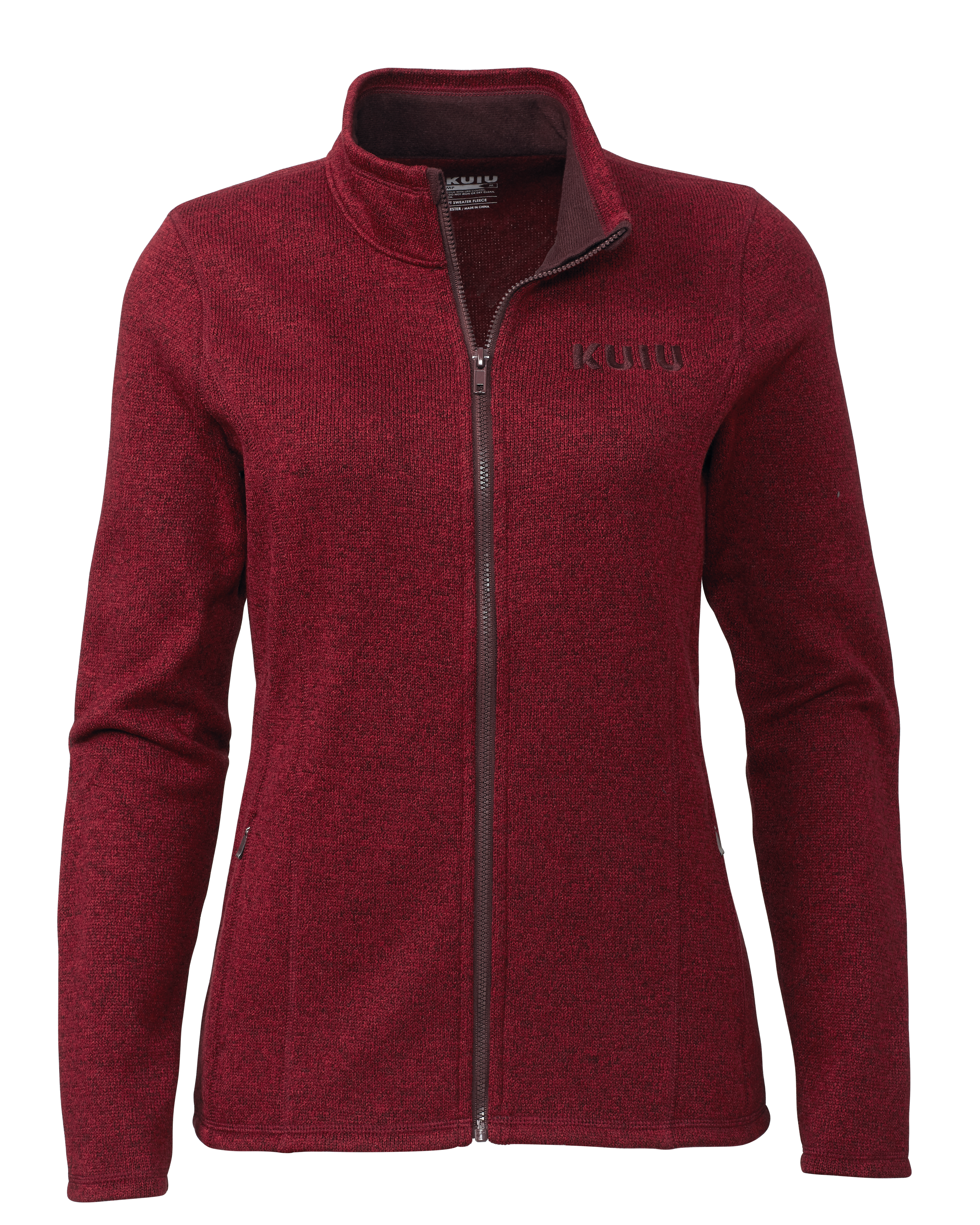 KUIU Outlet Women's Base Camp Sweater in Port | Size XL