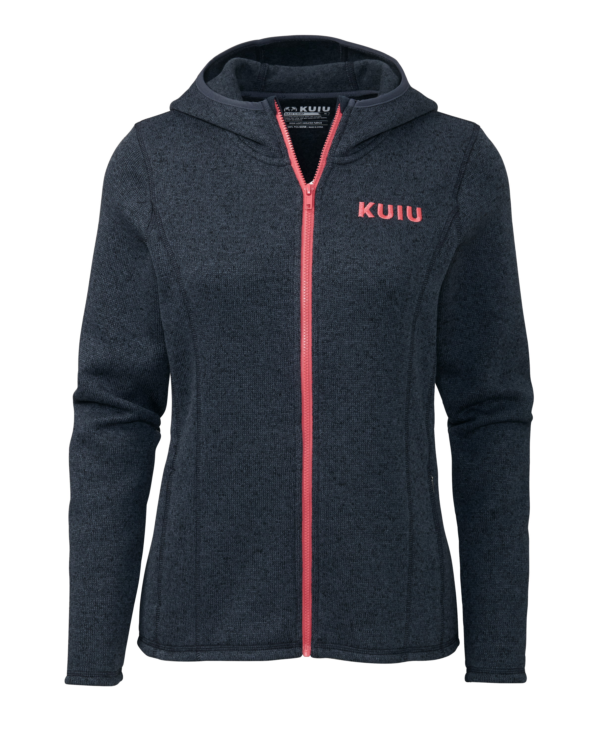 KUIU Outlet Women's Base Camp Hooded Sweater in Navy | Medium