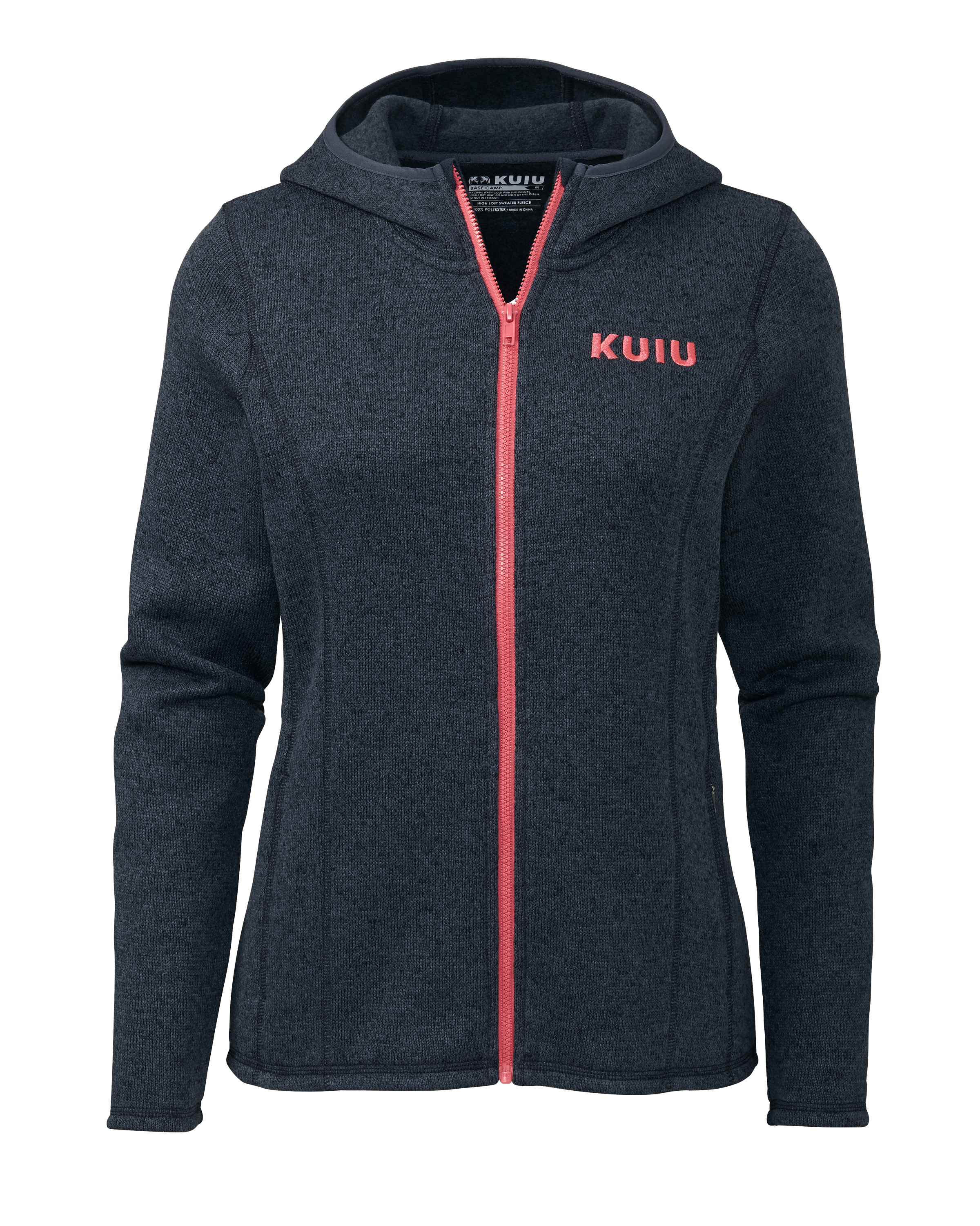 KUIU Outlet Women's Base Camp Hooded Sweater in Navy | Small