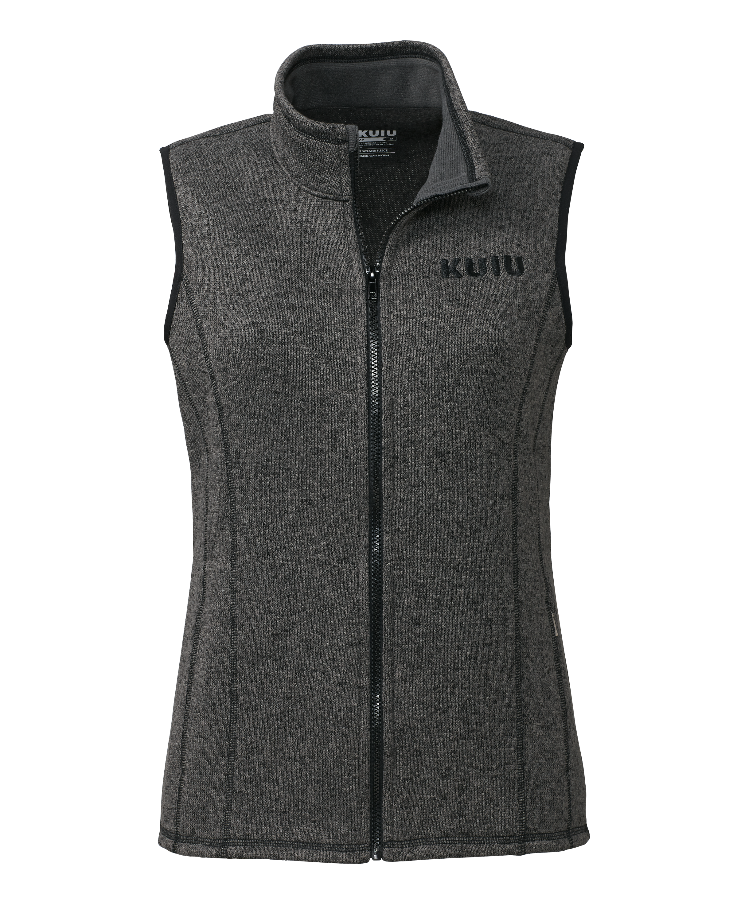KUIU Women's Base Camp Sweater Vest in Charcoal | Medium