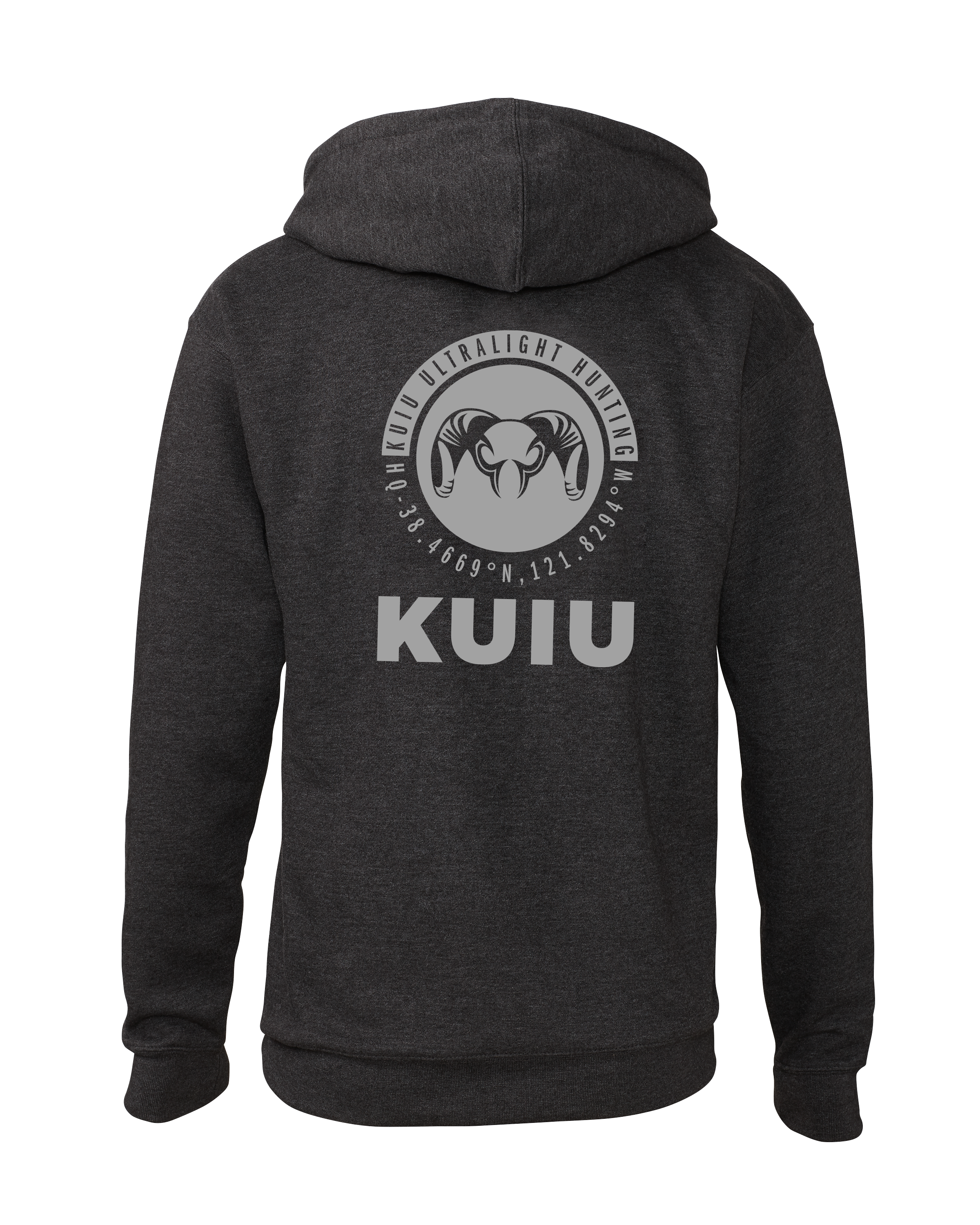 KUIU Outlet Coordinate Hunting Hoodie in Charcoal | Large