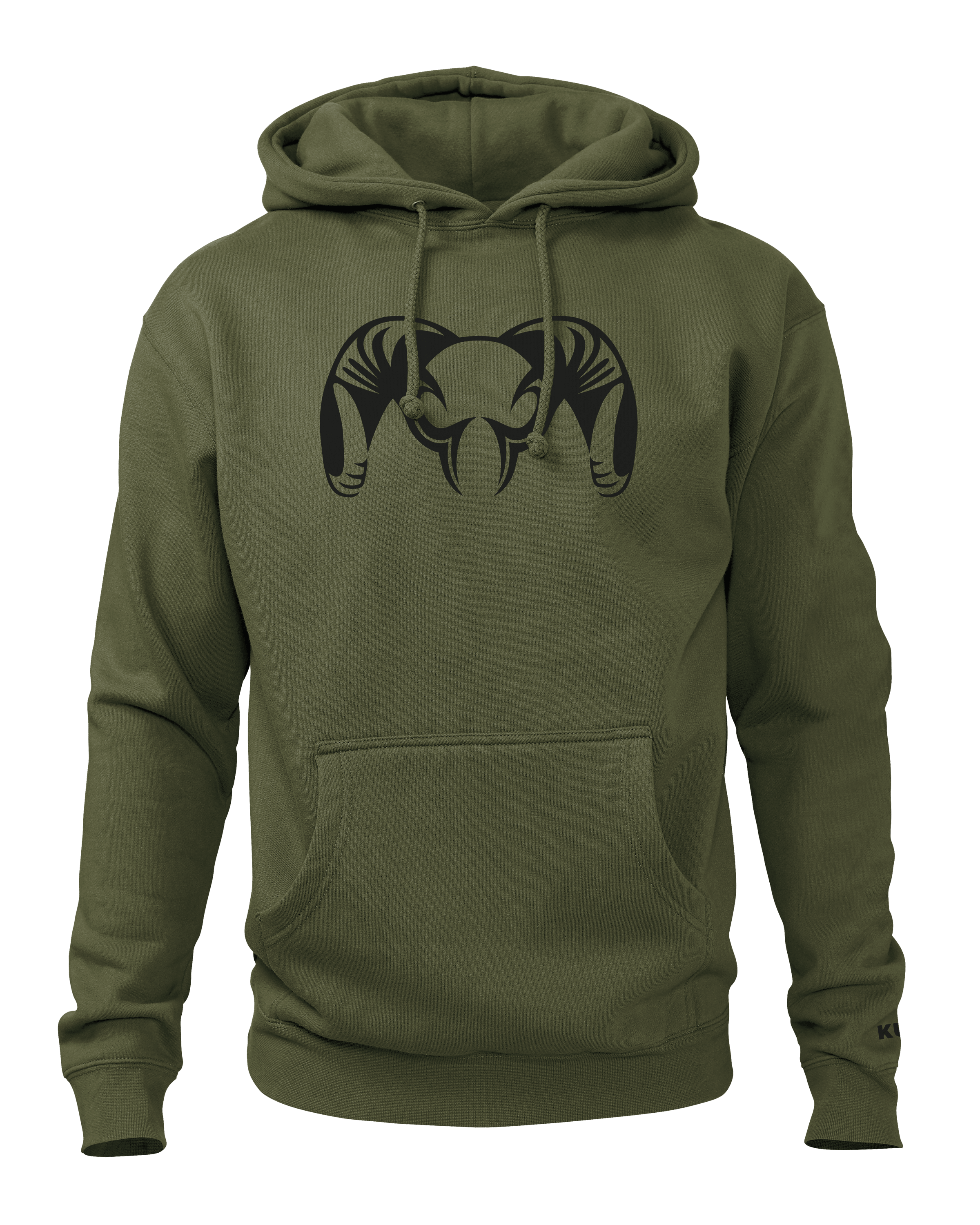 KUIU Big Ram Hoodie in Army | Size 3XL