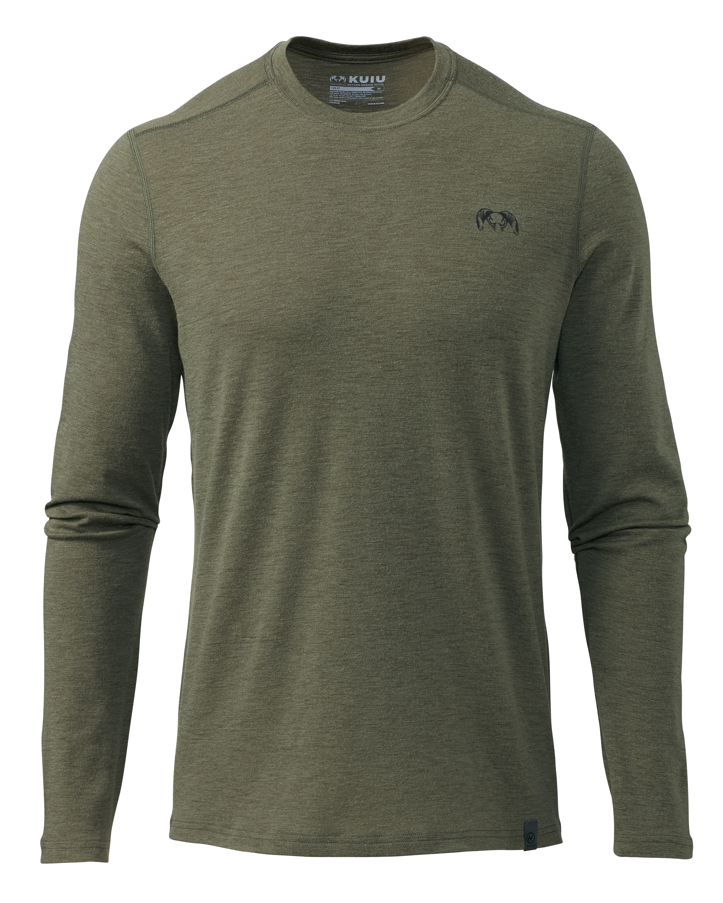 KUIU ULTRA  120 LT Long Sleeves Crew Hunting Shirt in Olive | Size 3XL