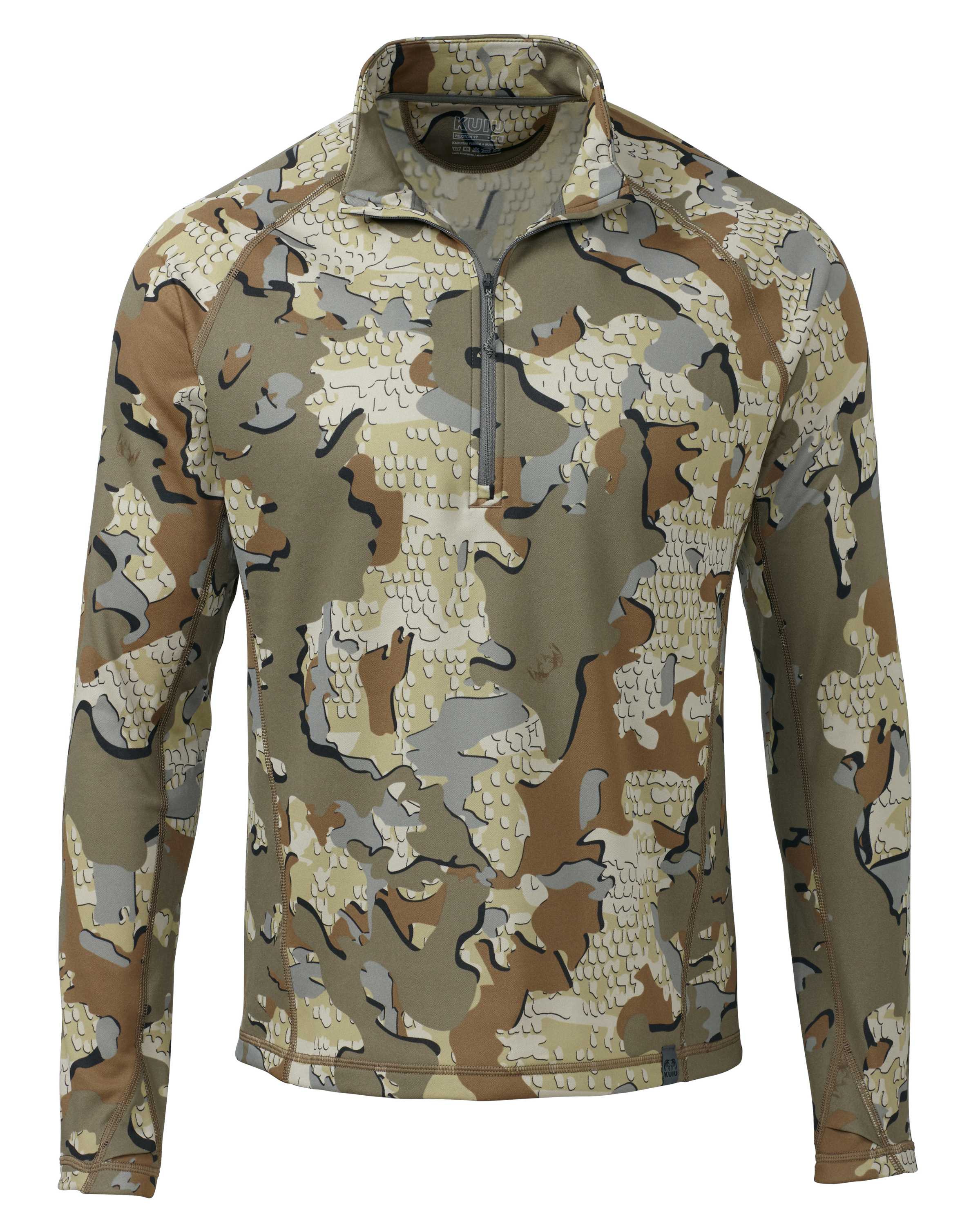 KUIU Peloton 97 Fleece Zip Hunting Shirt in Valo | Large