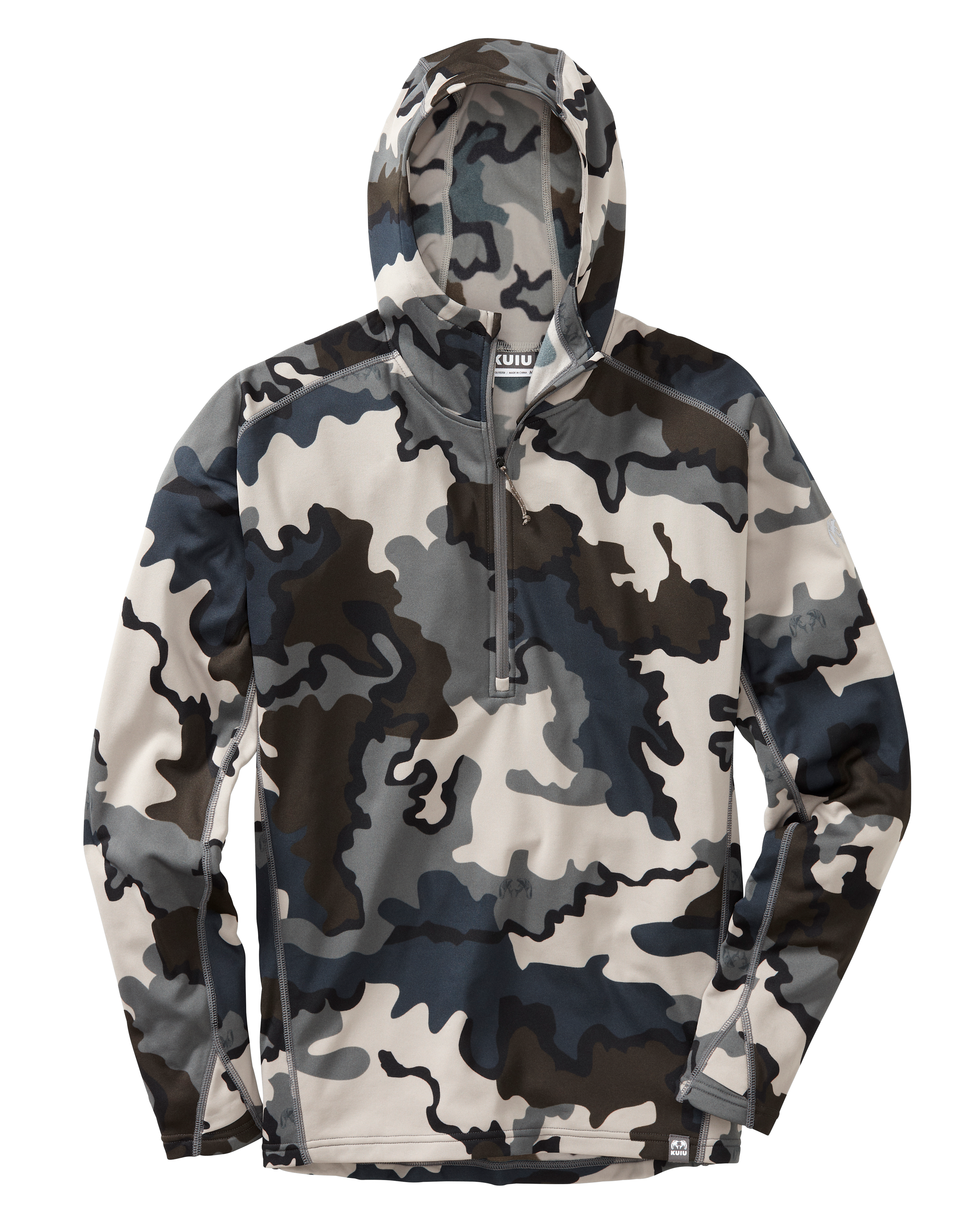 KUIU Peloton 97 Fleece Zip-T Hunting Hoodie in Vias | Size 2XL