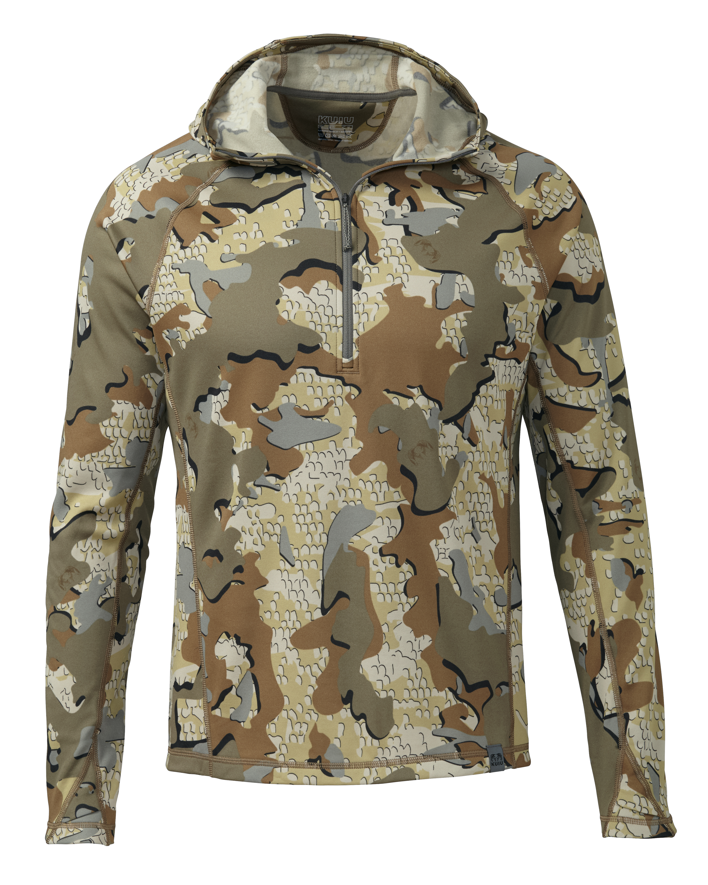 KUIU Peloton 97 Fleece Zip-T Hunting Hoodie in Valo | Large