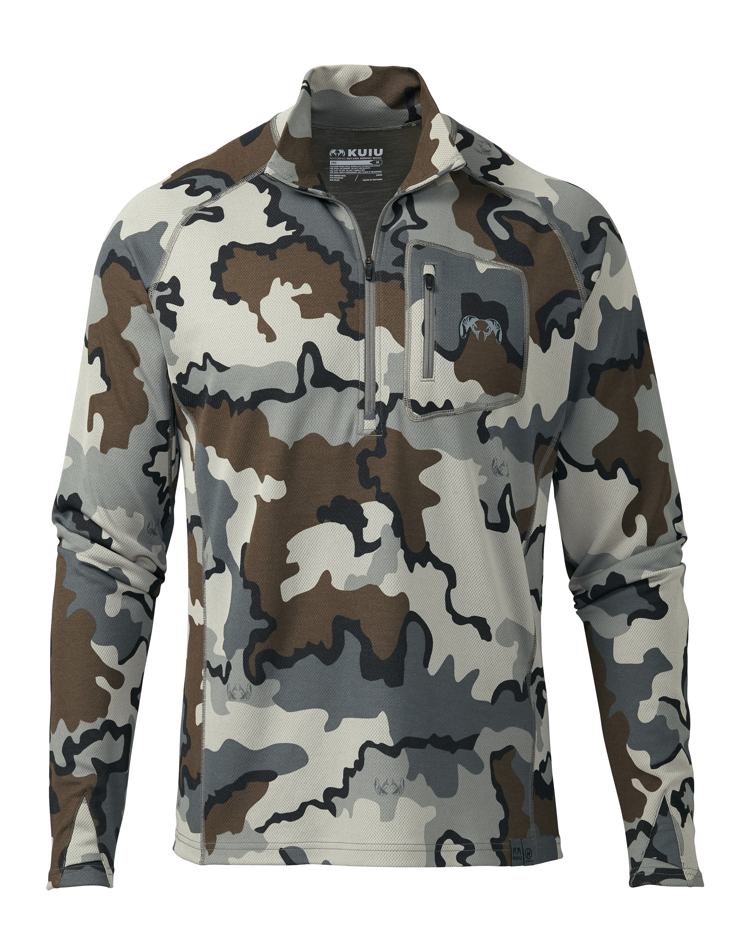 KUIU PRO  200 Zip Hunting Shirt in Vias | Medium