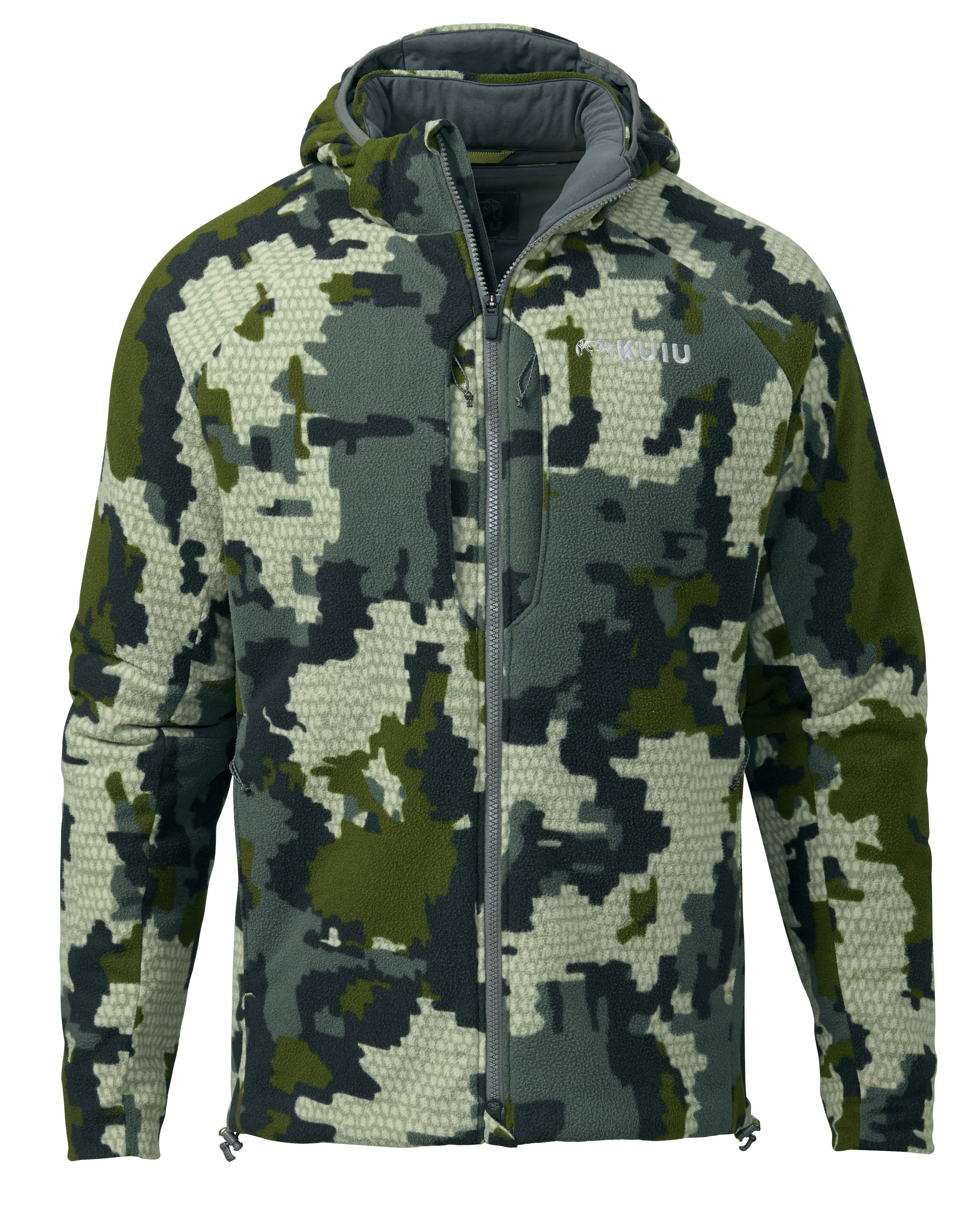 KUIU Proximity Hooded Insulated Hunting Jacket in Verde | Small