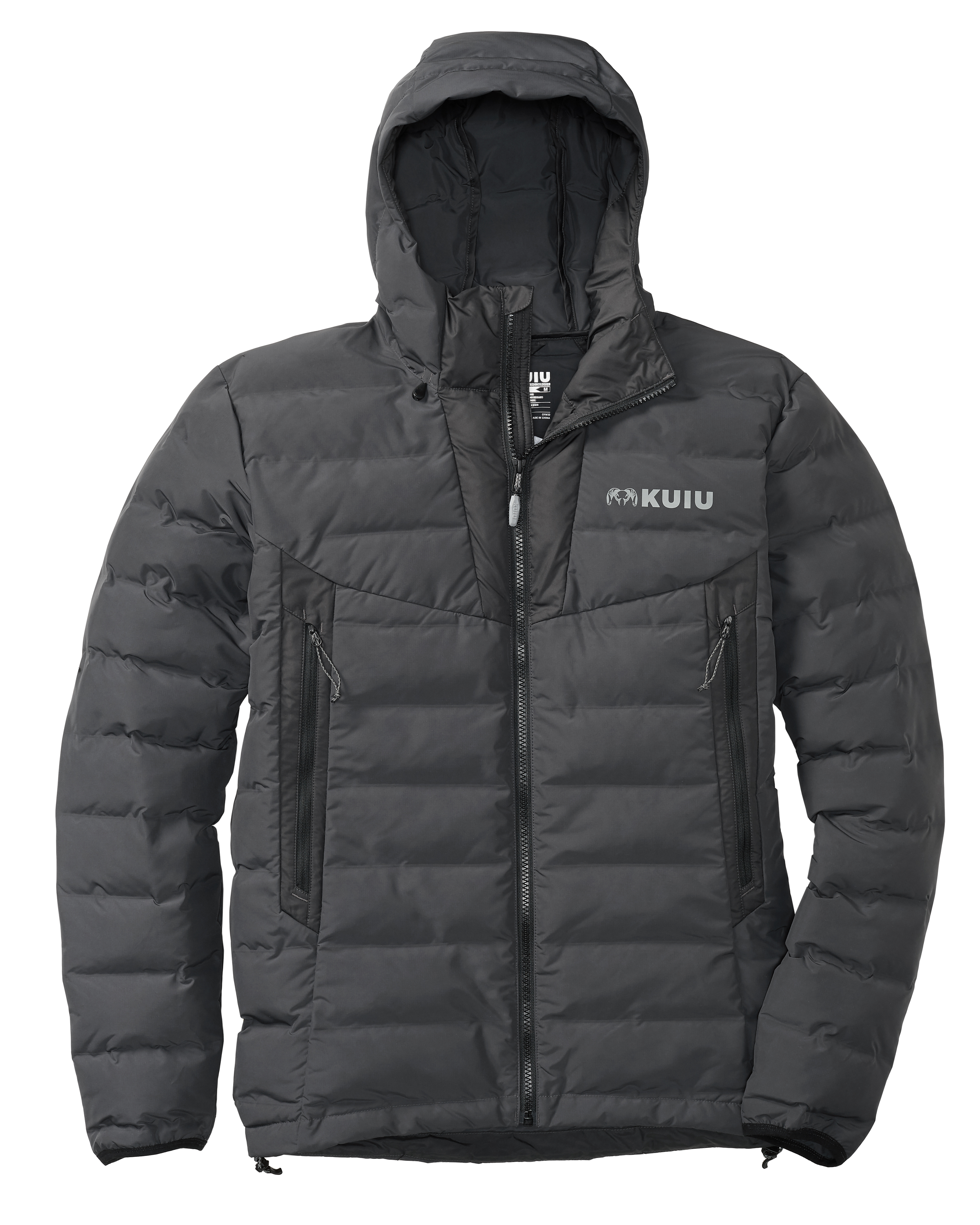 KUIU Elements Hooded Hunting Jacket in Gunmetal | Large