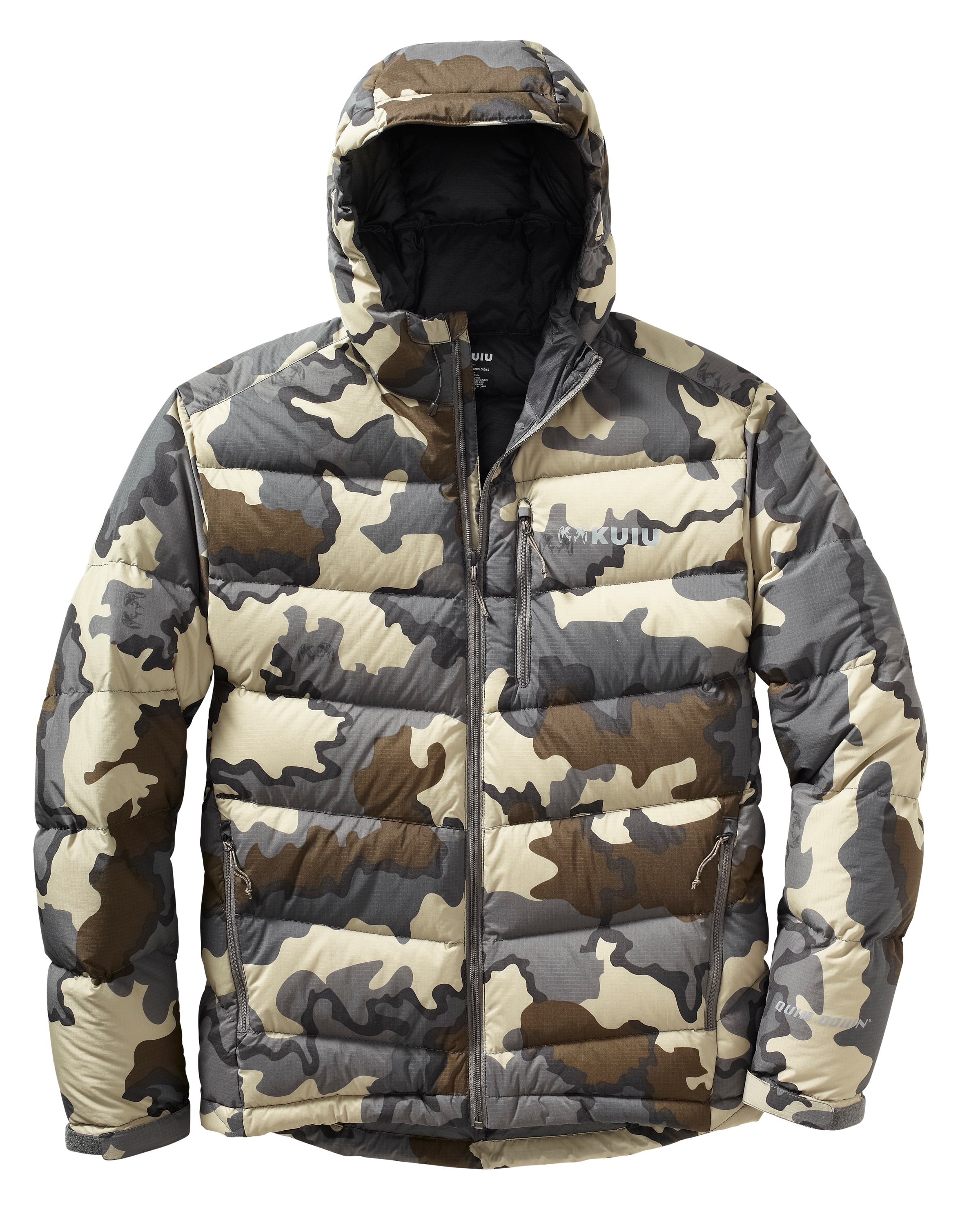 KUIU Super Down PRO Hooded Hunting Jacket in Vias | Size 2XL