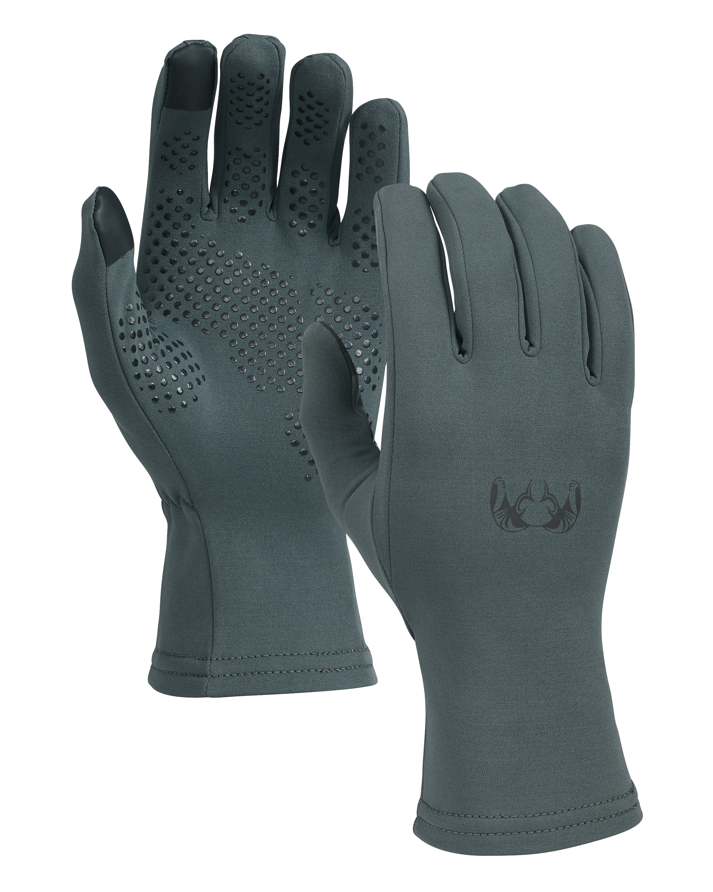 KUIU StrongFleece 220 Glove in Gunmetal | Medium