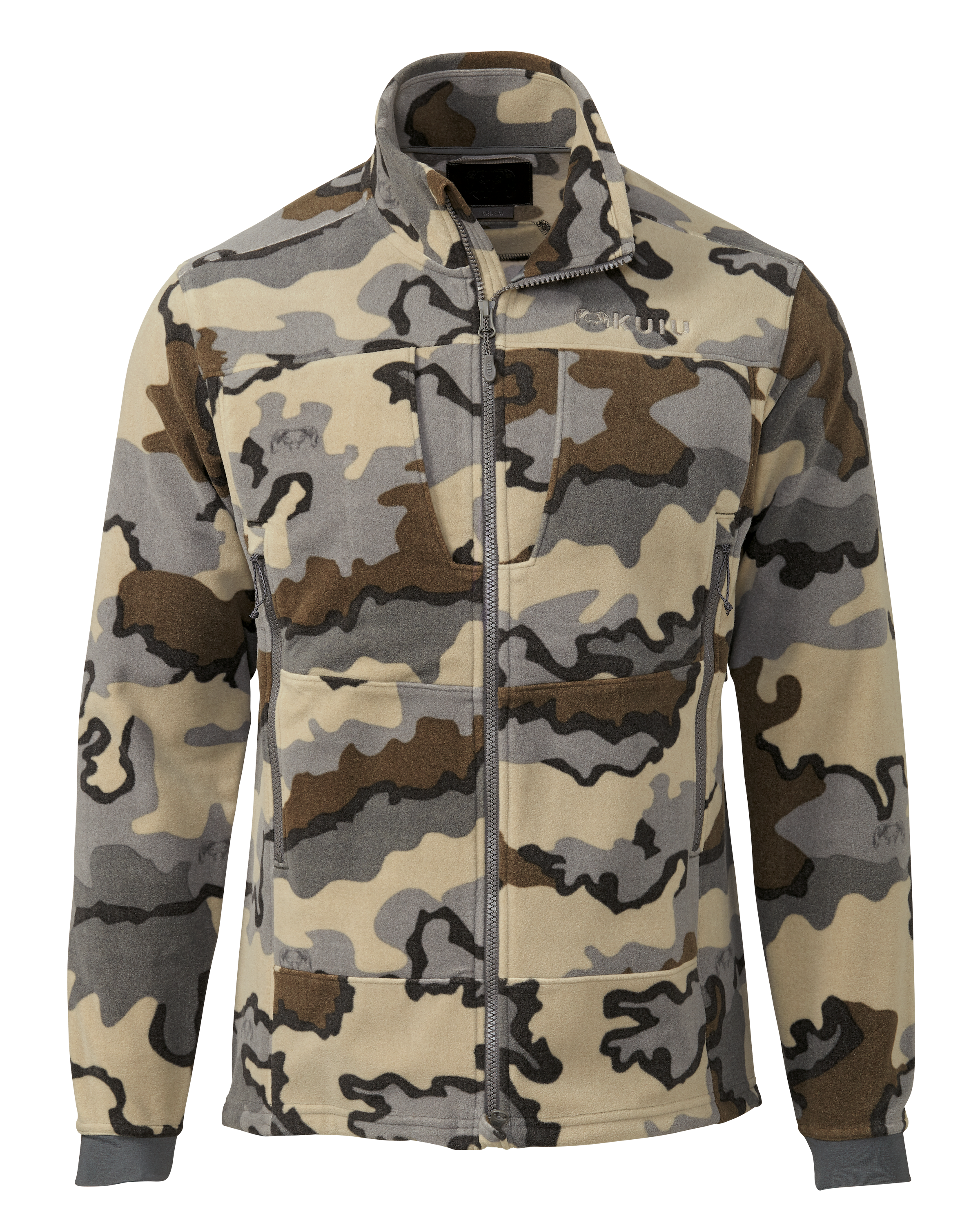 KUIU Wind Pro Fleece Full Zip Hunting Jacket in Vias | Size Medium