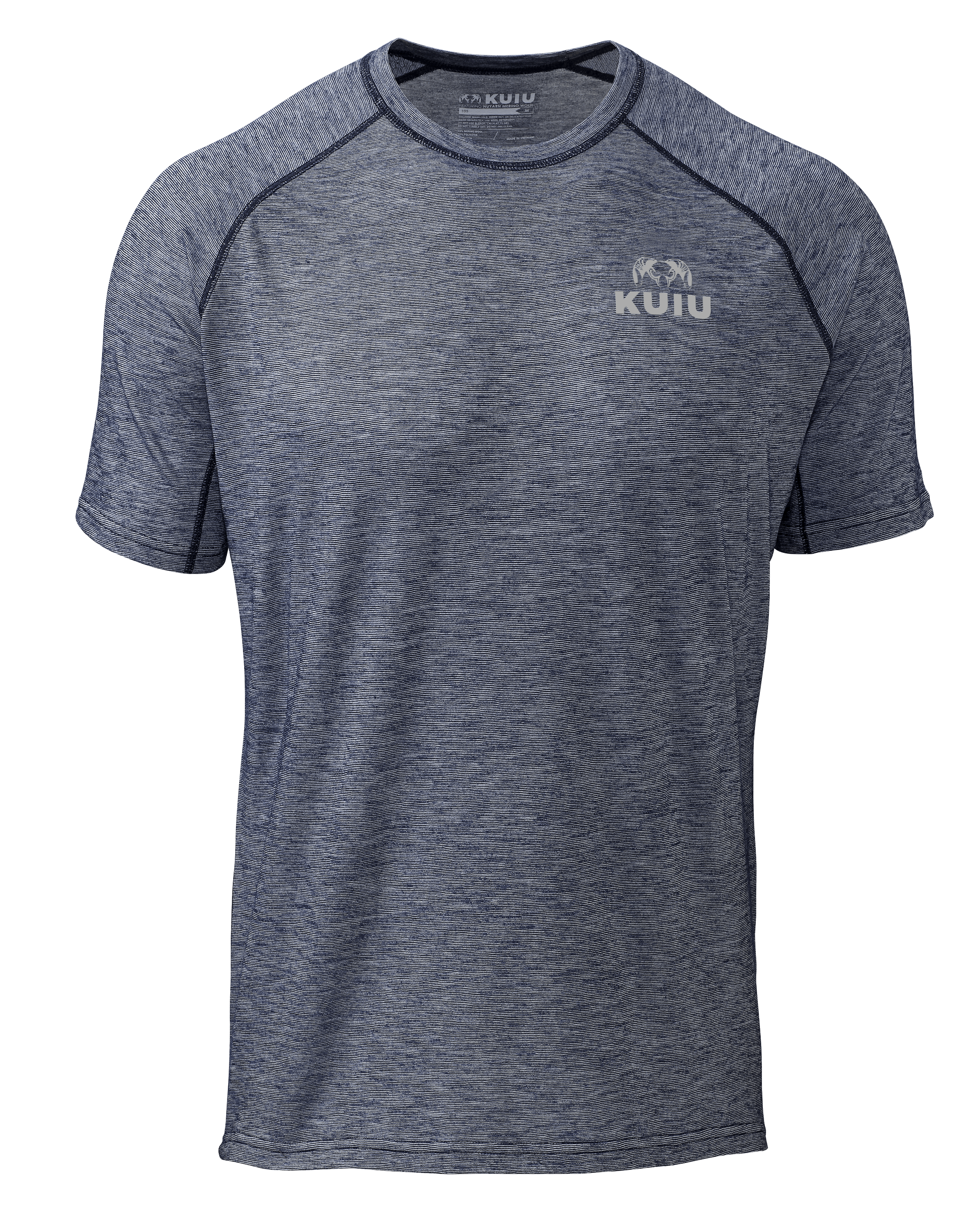 KUIU Active  105 Short Sleeves Crew Hunting Shirt in Steel Blue | Size XL