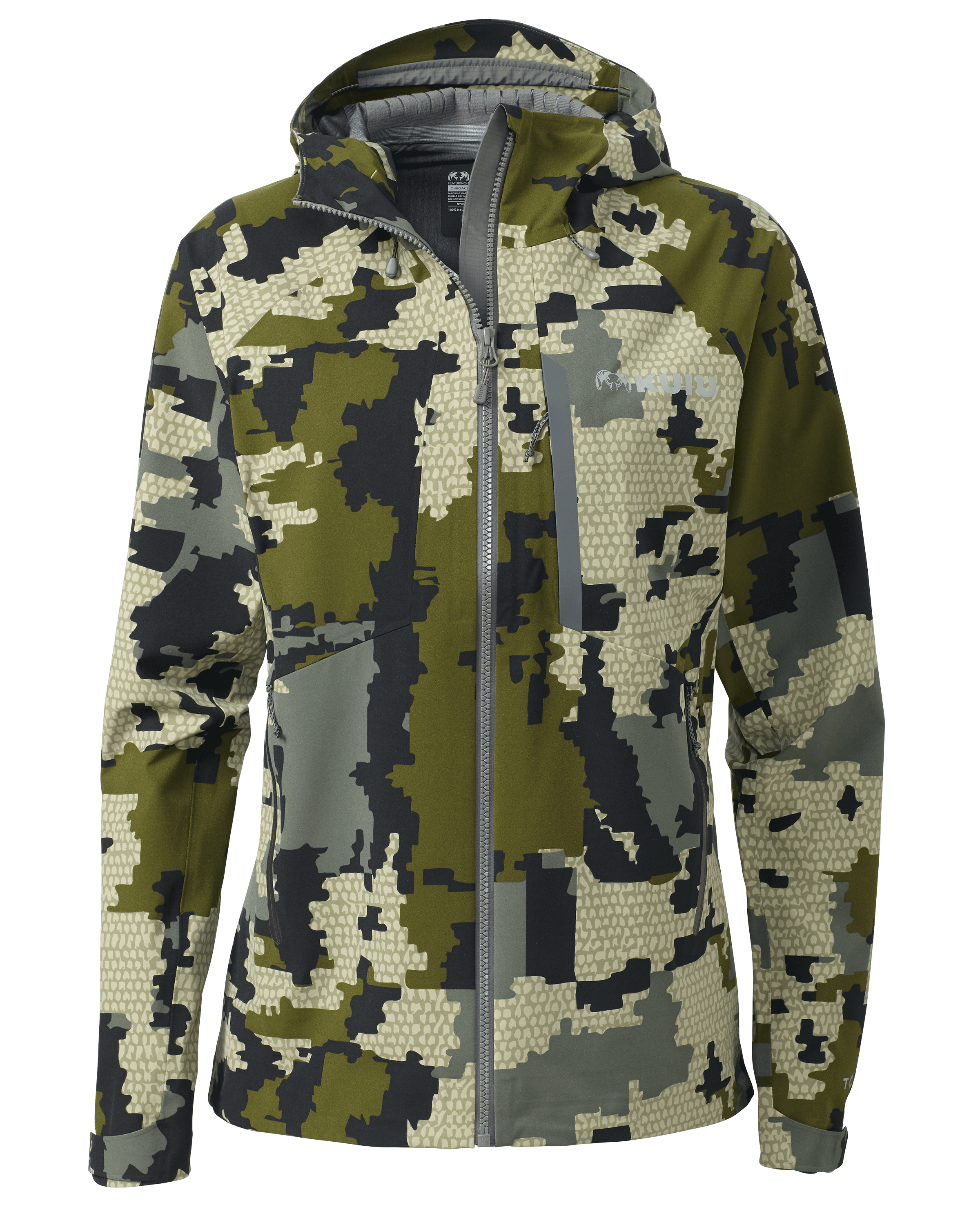 KUIU Women's Chugach TR Rain Hunting Jacket in Verde | Size XS