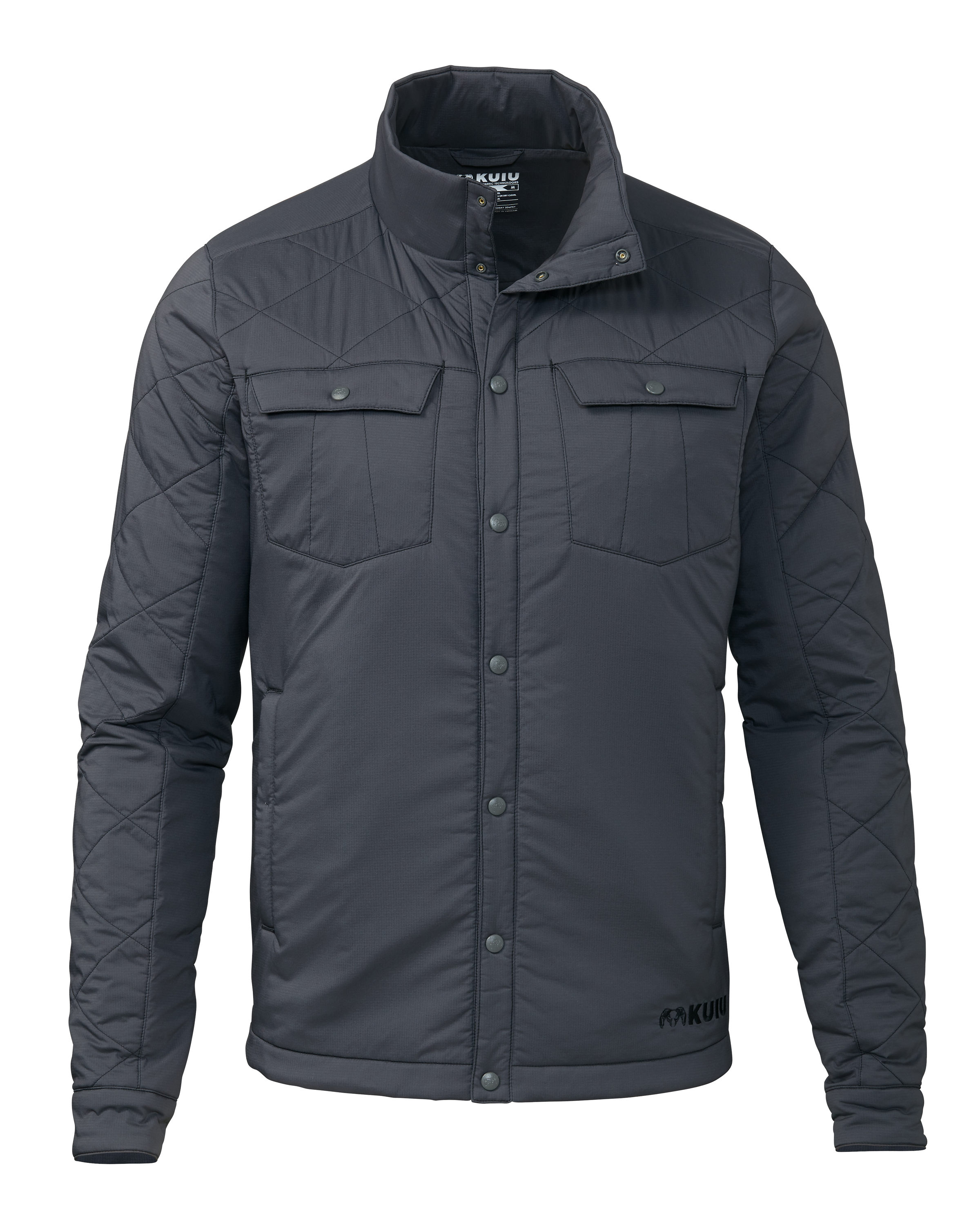 KUIU Base Camp Insulated Snap Shirt in Gunmetal | Medium