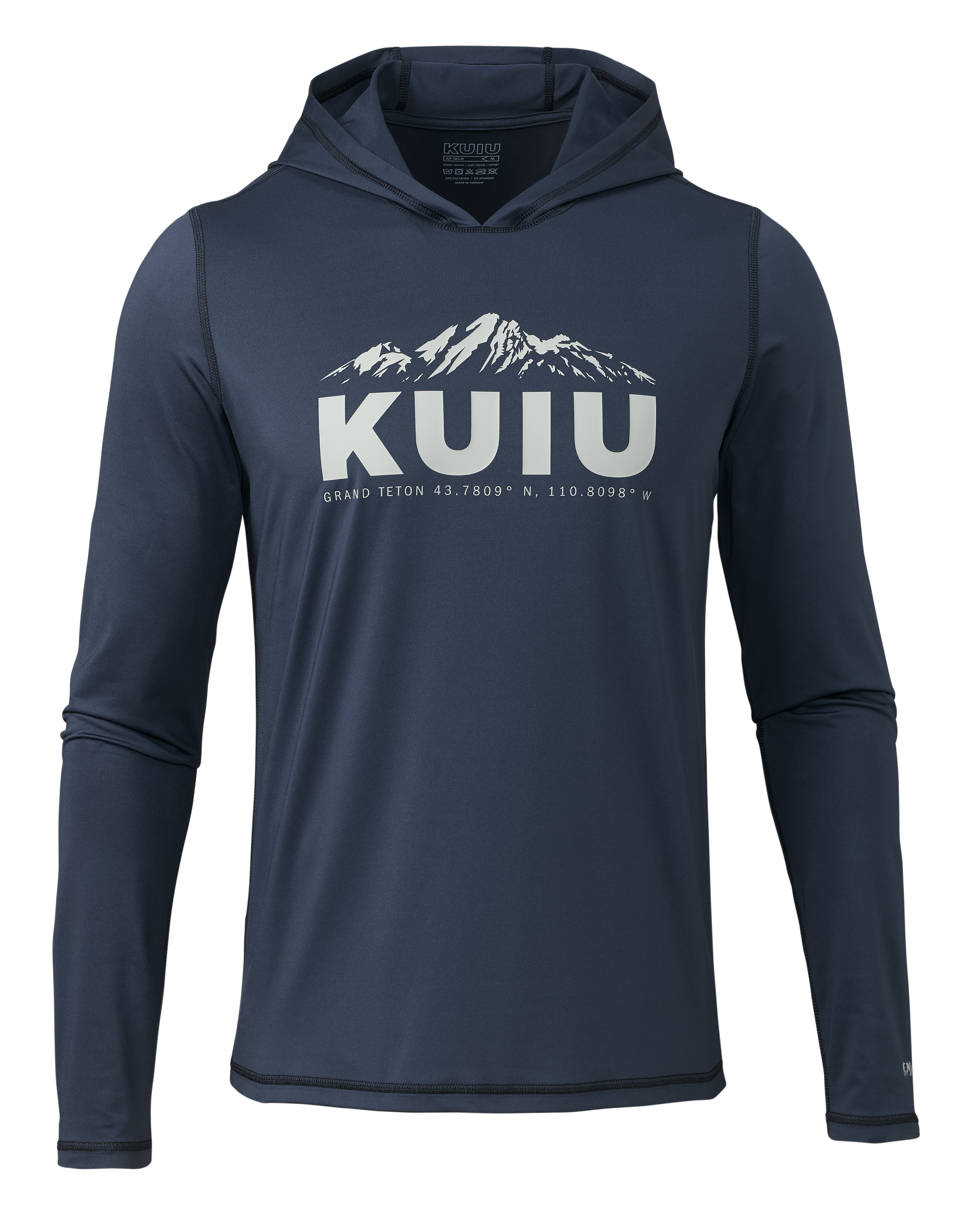 KUIU Outlet Grand Teton AP Tech Hunting Hoodie in Steel Blue | Small