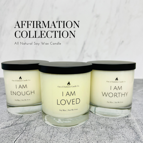 affirmation collection I am loved, I am worthy I am enough