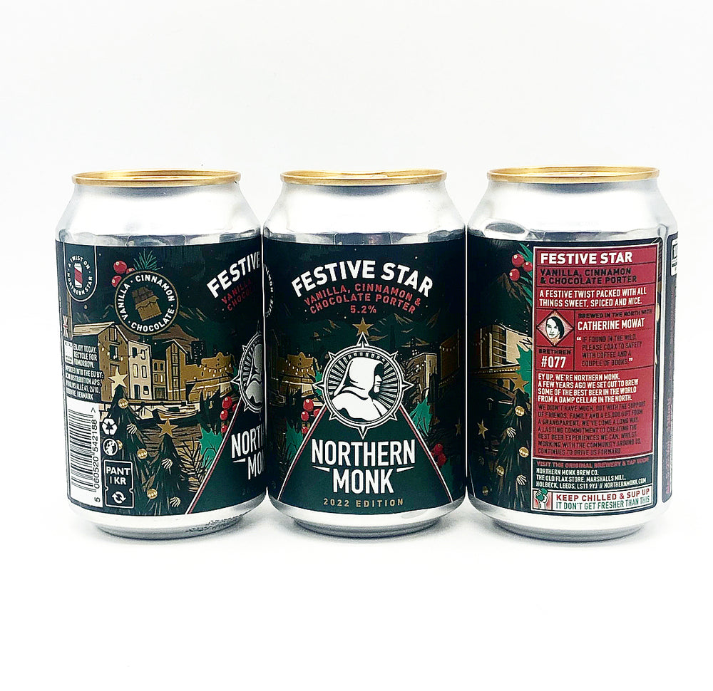 Northern Monk Brew Co Festive Star - Porter (Christmas Edition - 2022) - Premier Hop