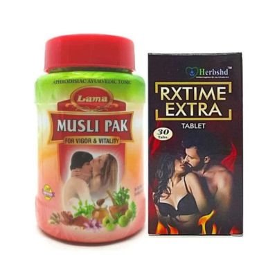 Lama Musli Pak & Rxtime Extra tablet (combo pack).