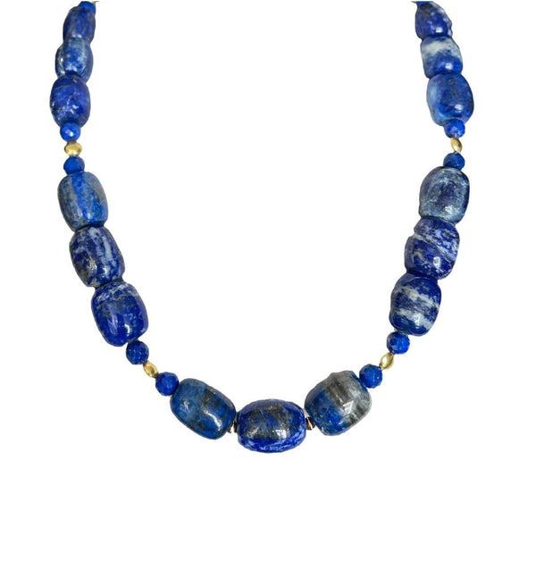 Lapis Lazuli Bracelet, Multi Strand Blue Gemstone, 7.5 Inches – Kathy  Bankston