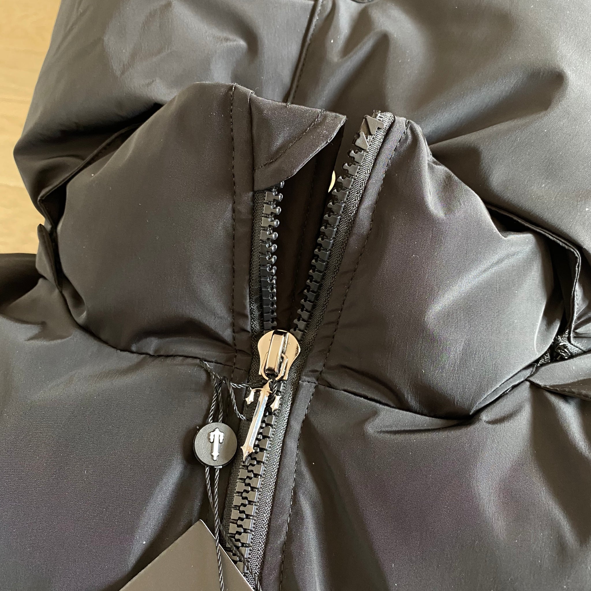Black Irongate Jacket Detachable Hood,Trapstar jacket – Rogeda Apparel