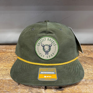 Grizzly Hackle "Bison" Patch Cap - Grizzly Hackle