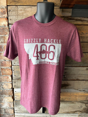 Grizzly Hackle "406" T-Shirt - Grizzly Hackle