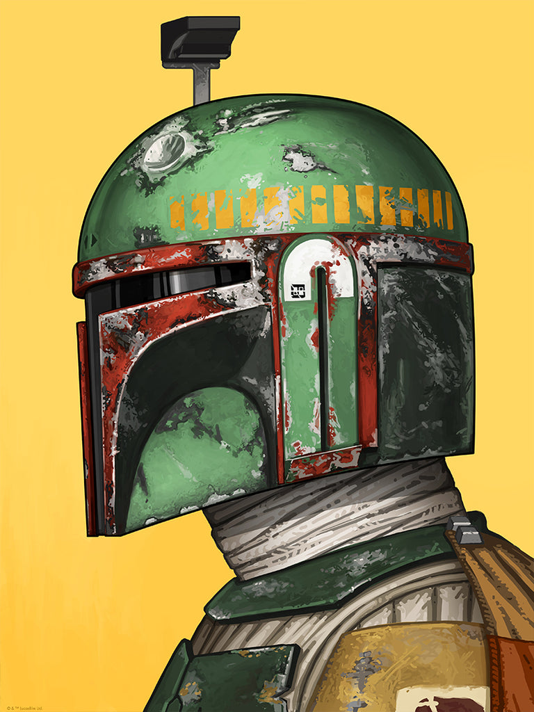 STAR WARS: Boba Fett & AT-AT Driver by Mike Mitchell – Mondo