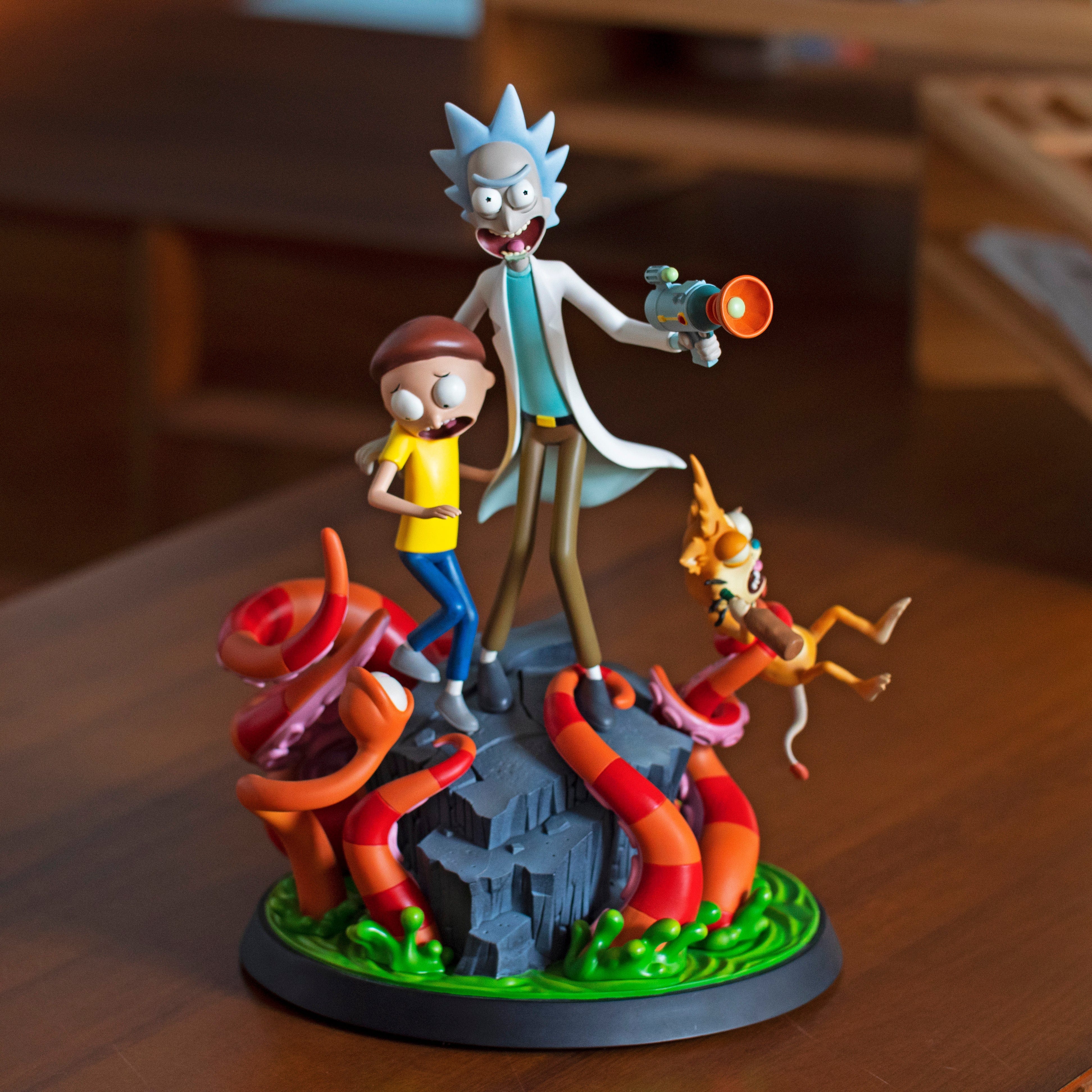 rick and morty figurine