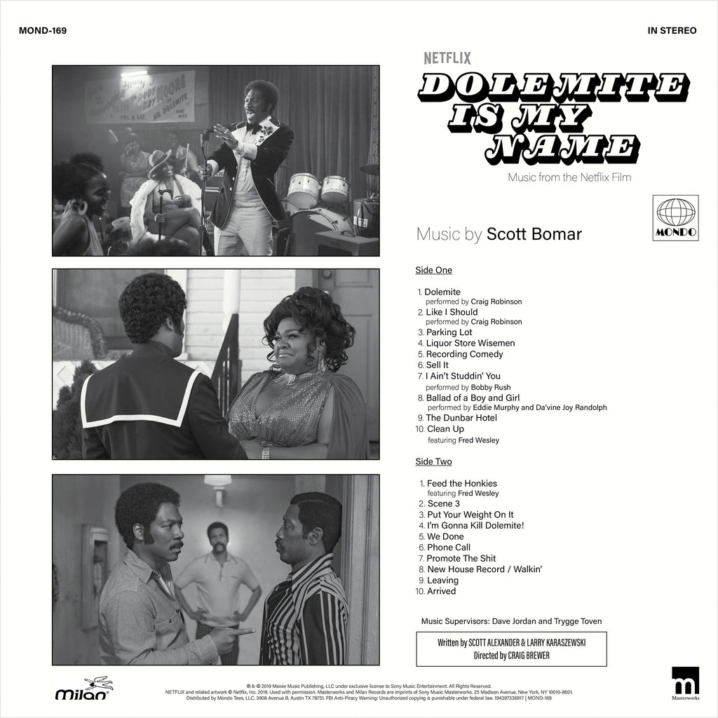 sweater Knoglemarv Pigment Dolemite Is My Name – Music from the Netflix Film LP – Mondo